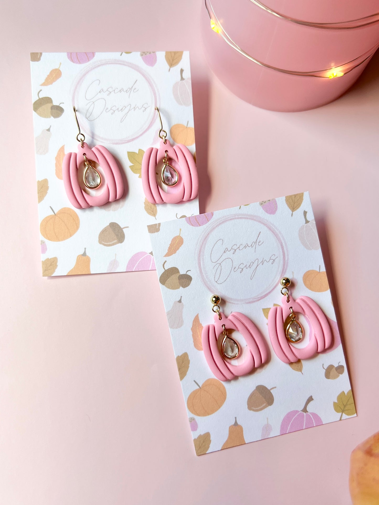 The Hallow Pumpkin | Crystal Pumpkin Earrings