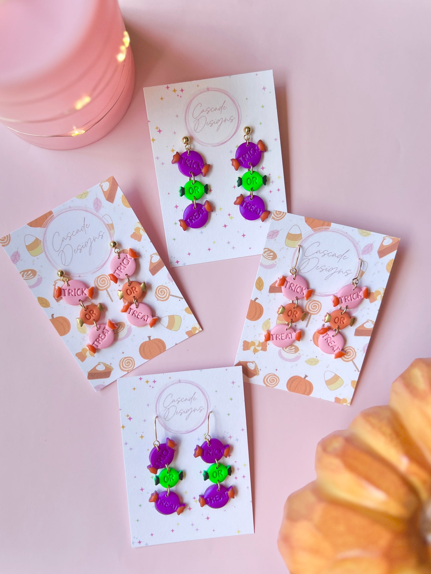 The Trick or Treat | Halloween Candy Earrings