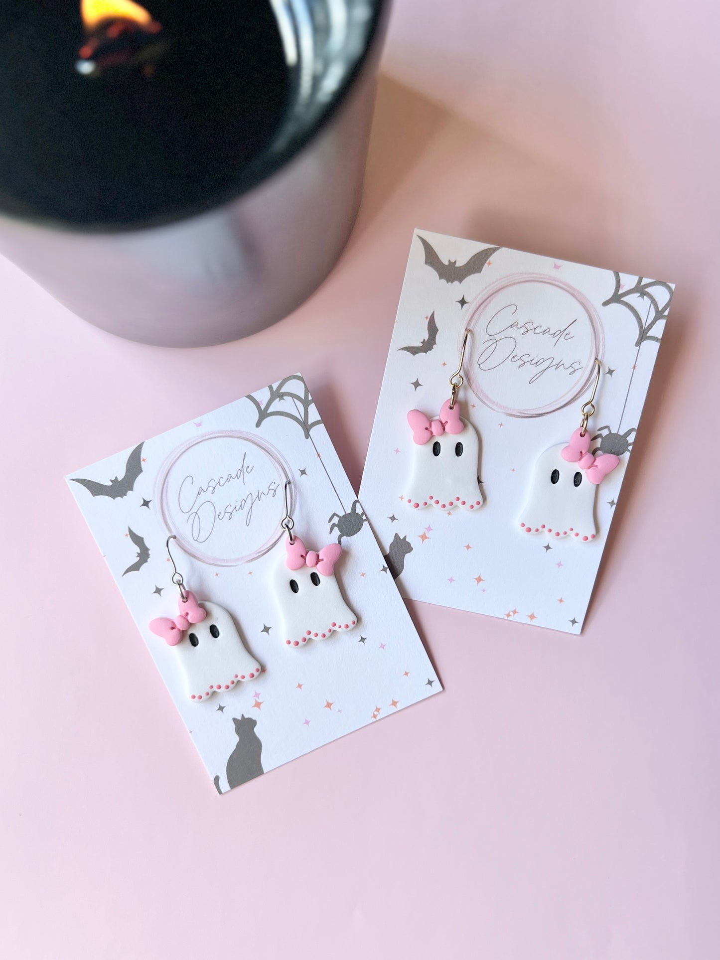 The Girli Ghosti | Cute Bow Ghost Earrings