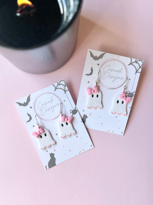 The Girli Ghosti | Cute Bow Ghost Earrings