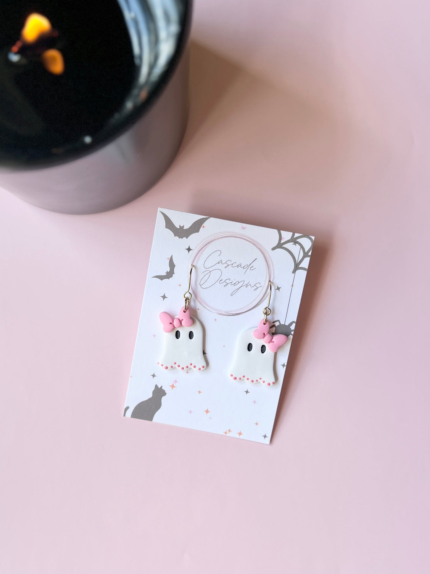 The Girli Ghosti | Cute Bow Ghost Earrings