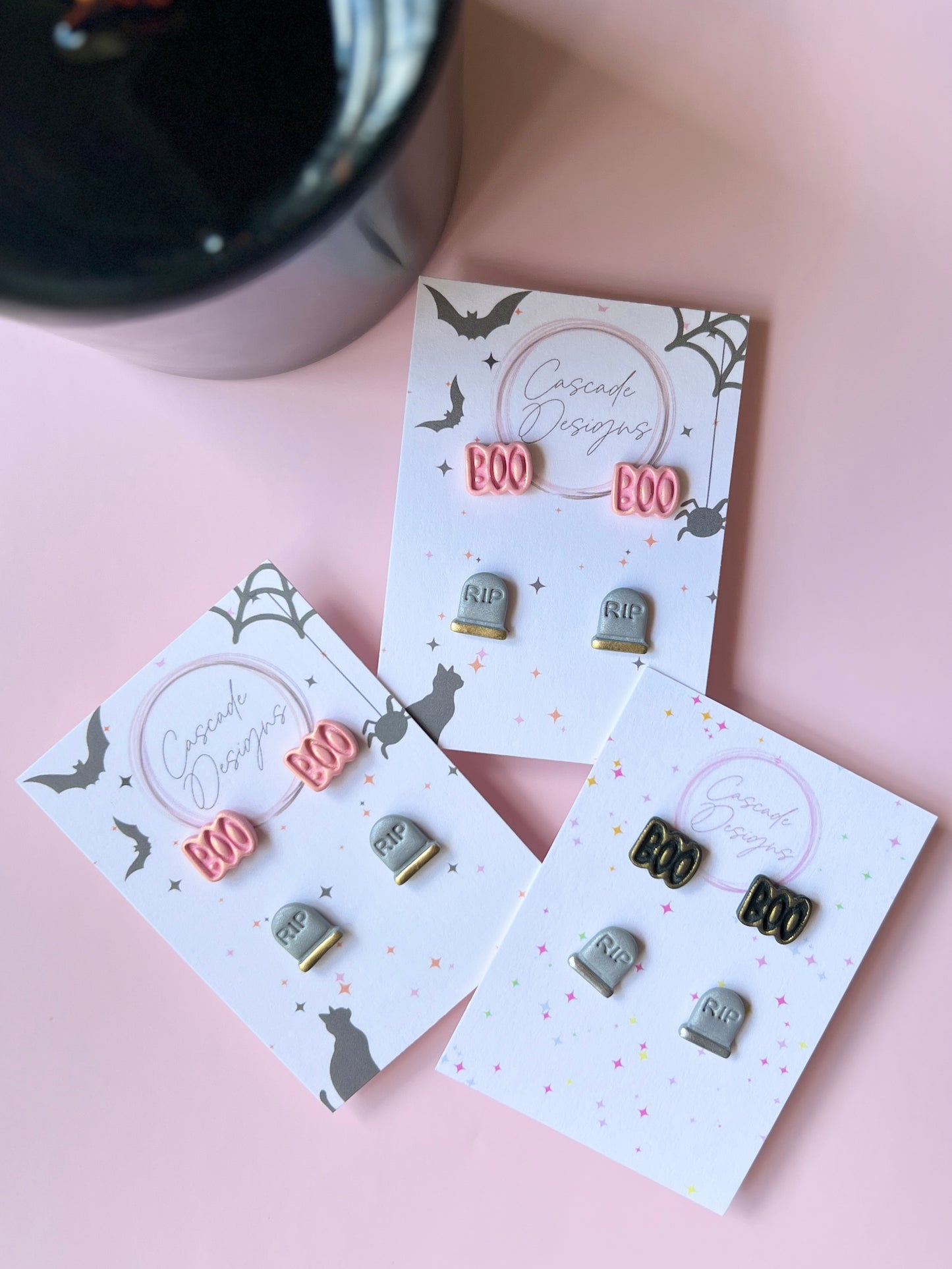 The Spooki Stud Set | Halloween Earring Studs - Set of 2
