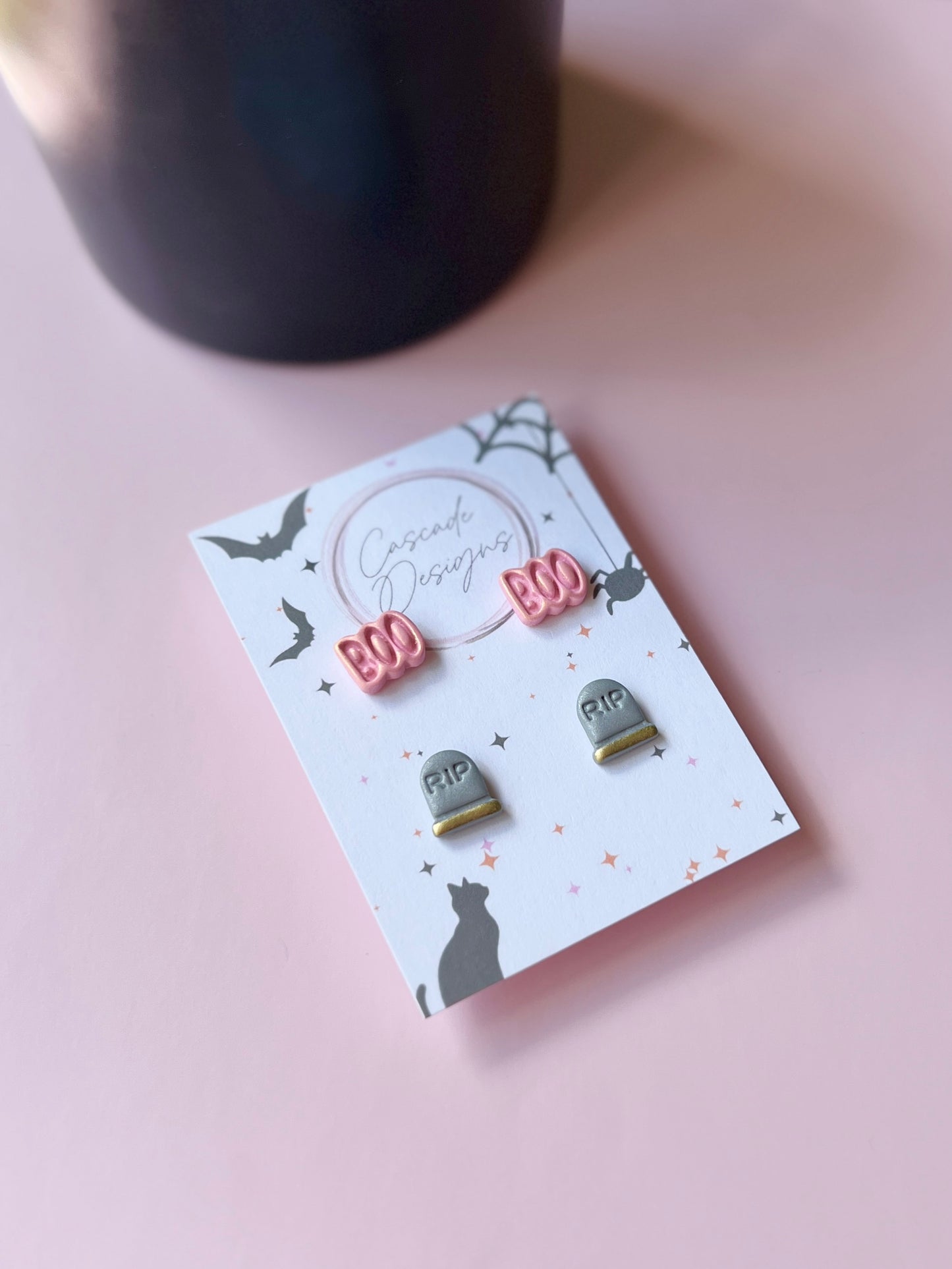 The Spooki Stud Set | Halloween Earring Studs - Set of 2
