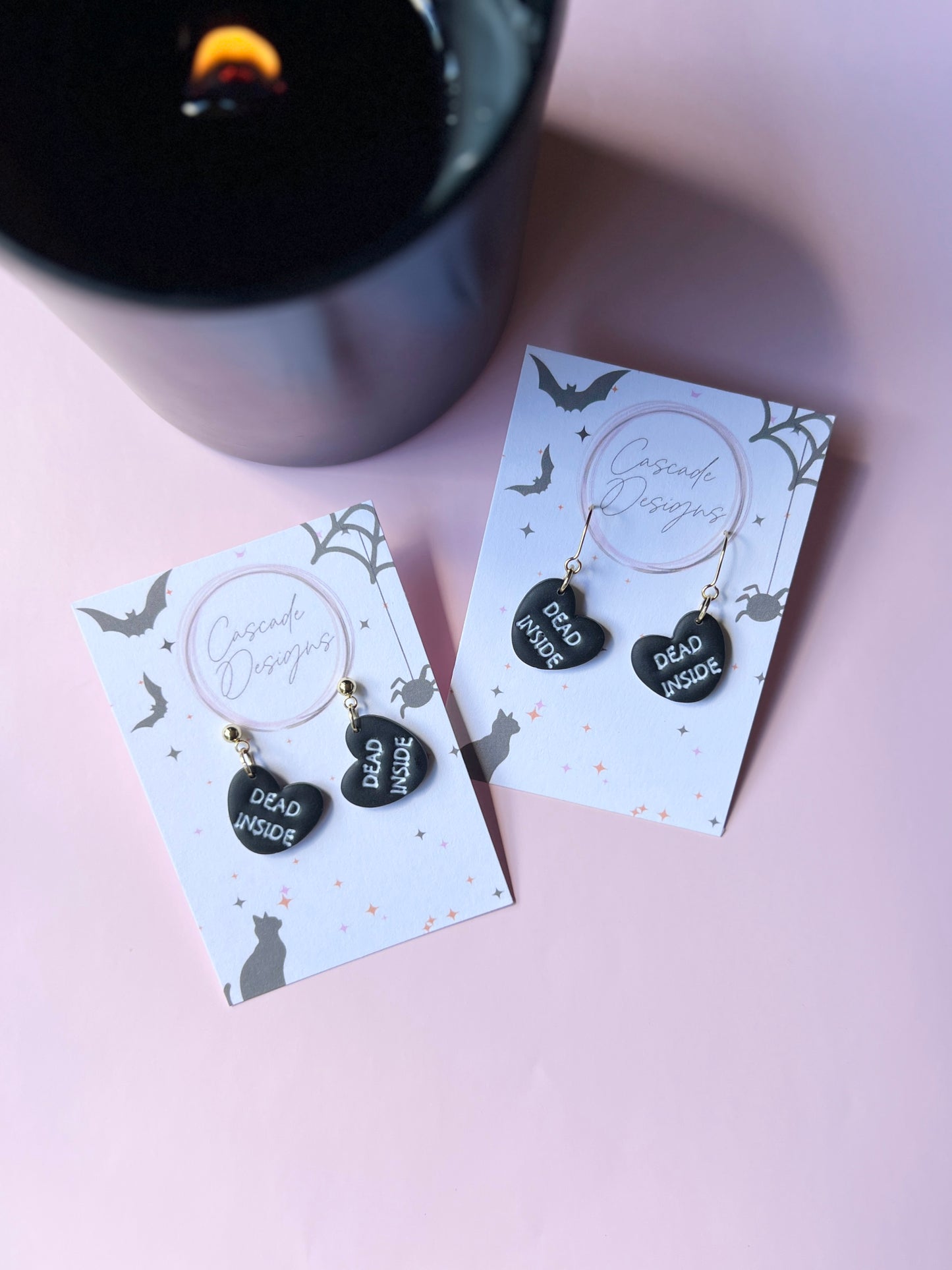 The Dead Heart | Dead Inside Heart Earrings