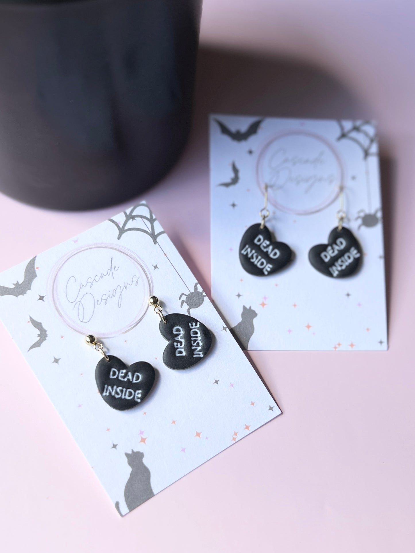 The Dead Heart | Dead Inside Heart Earrings