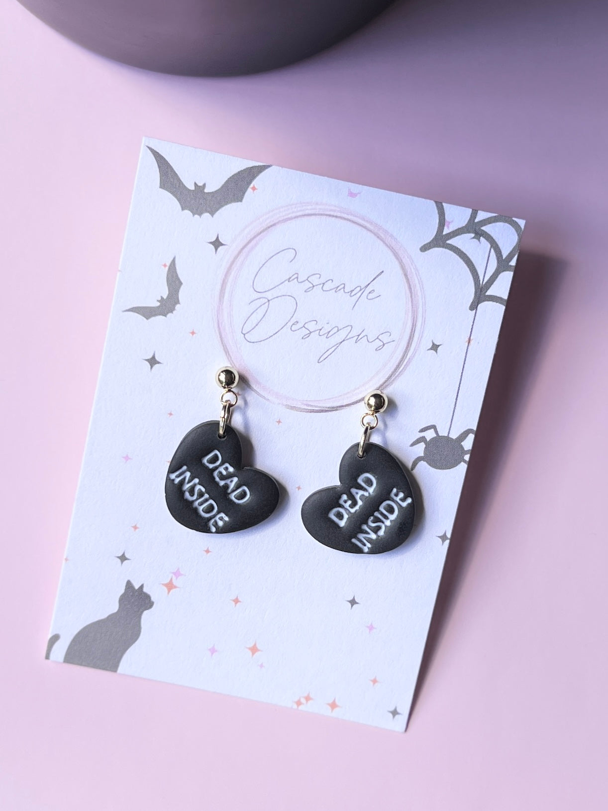 The Dead Heart | Dead Inside Heart Earrings