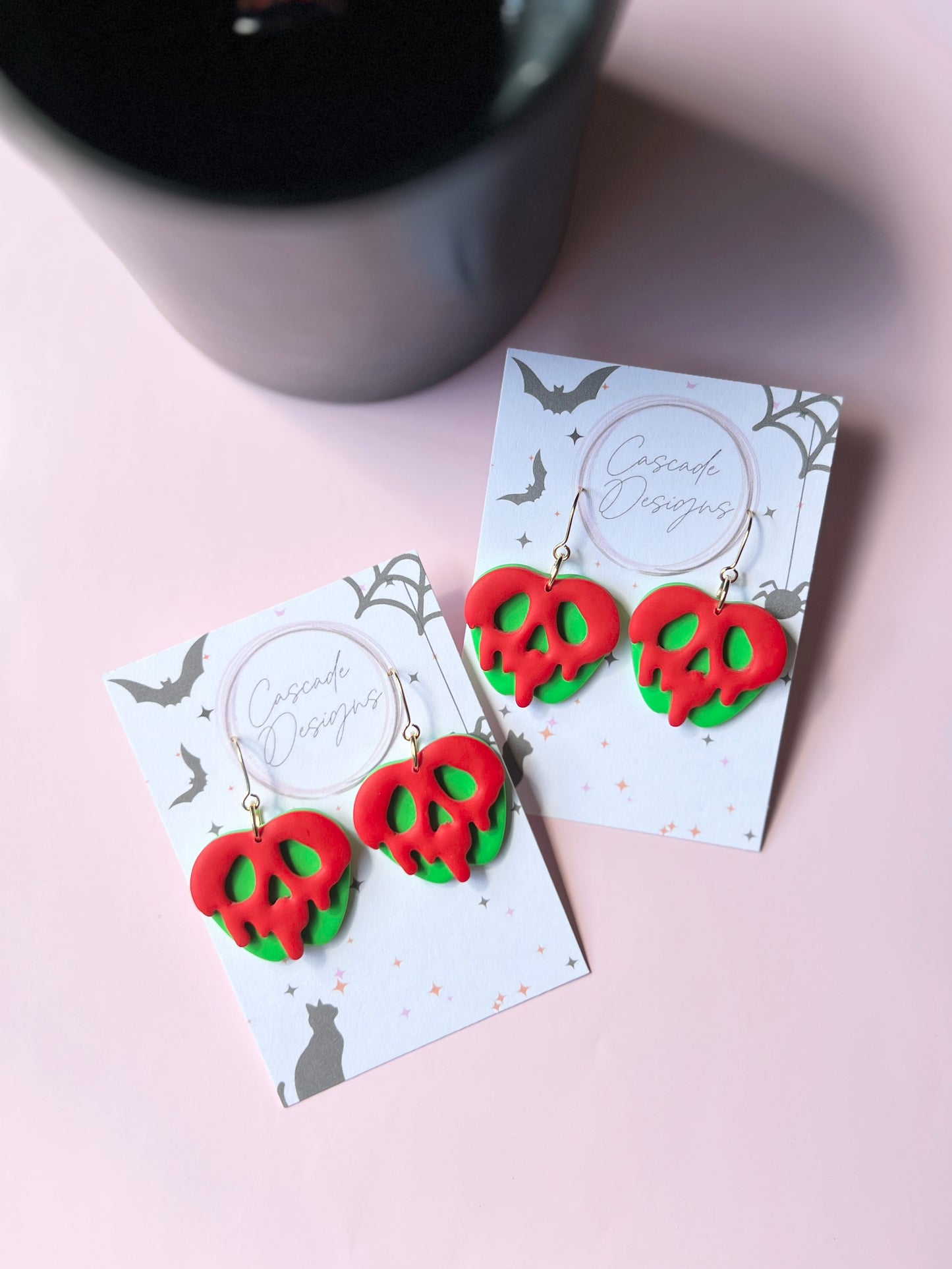 The Poison Apple | Halloween Candy Apple Earrings