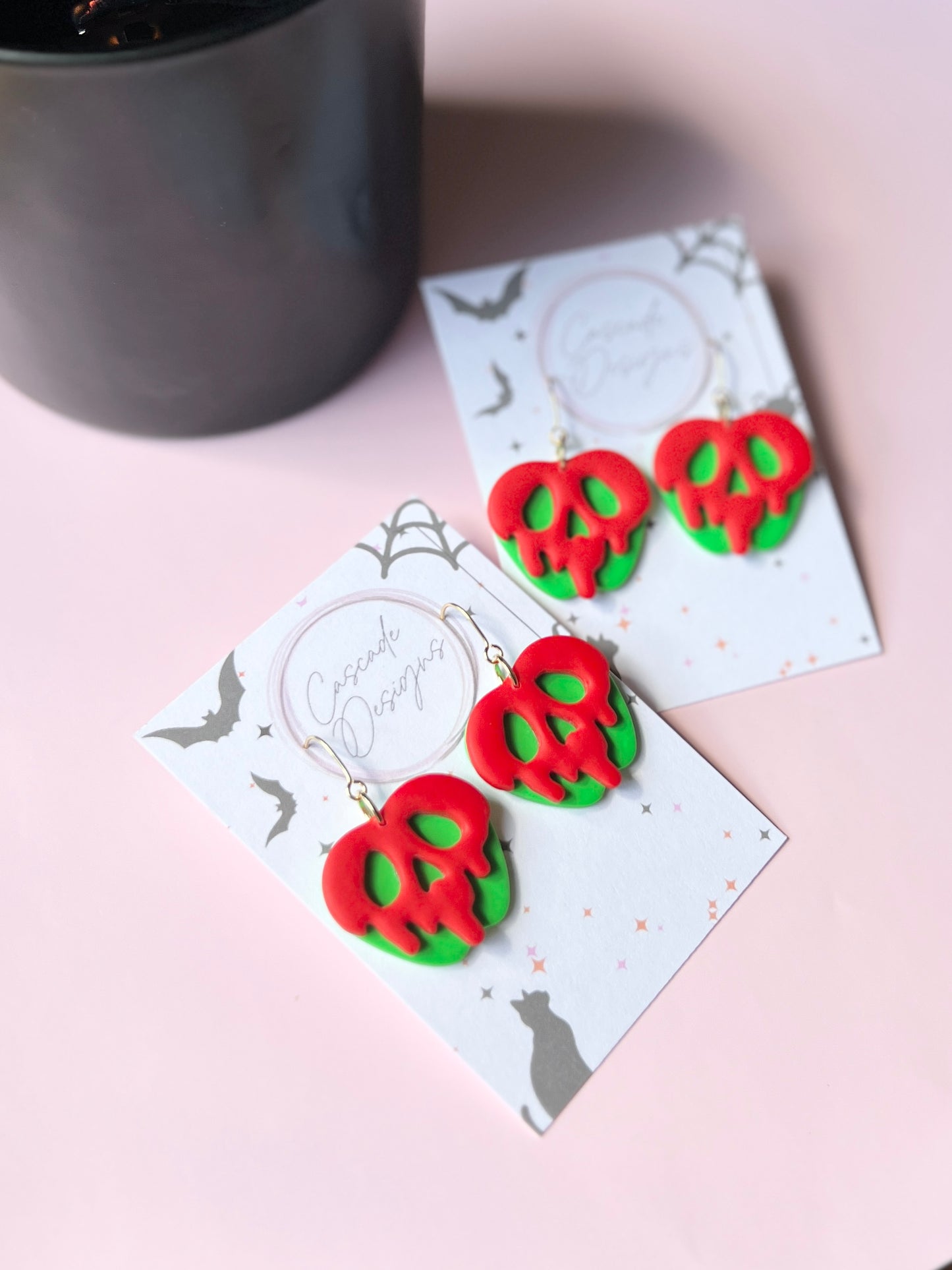 The Poison Apple | Halloween Candy Apple Earrings