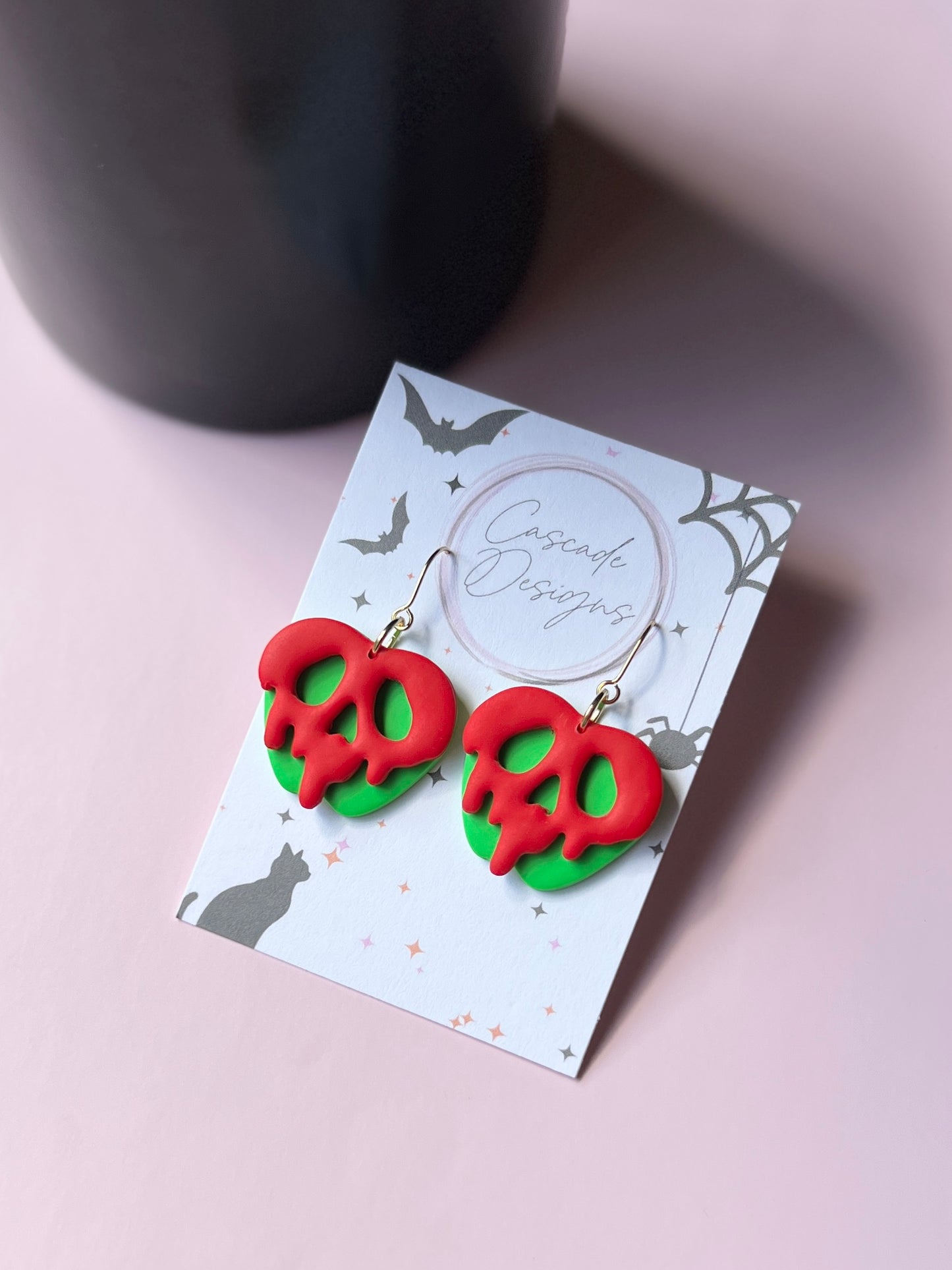 The Poison Apple | Halloween Candy Apple Earrings