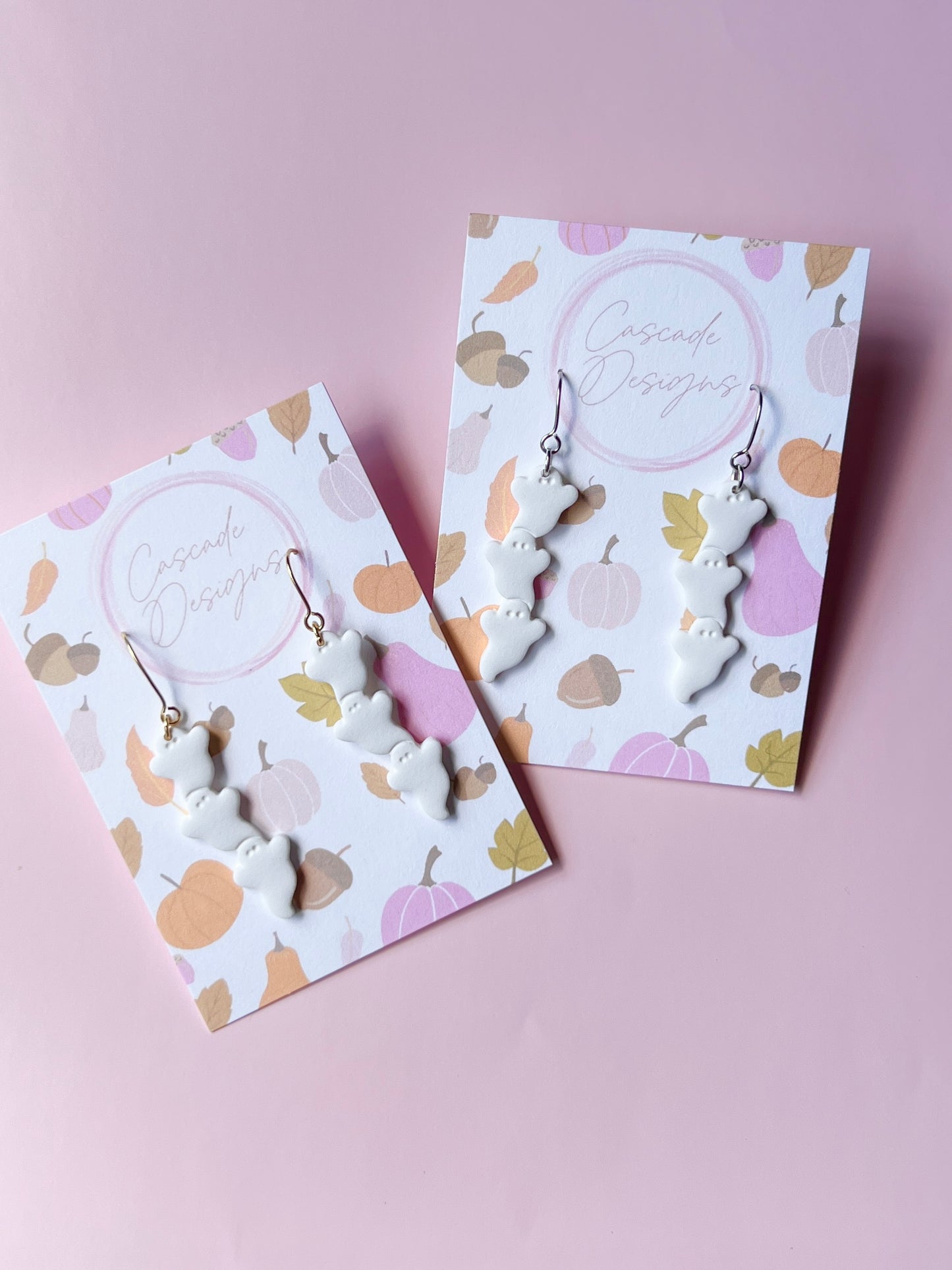 The Ghost Triplets | Ghost Stack Earrings