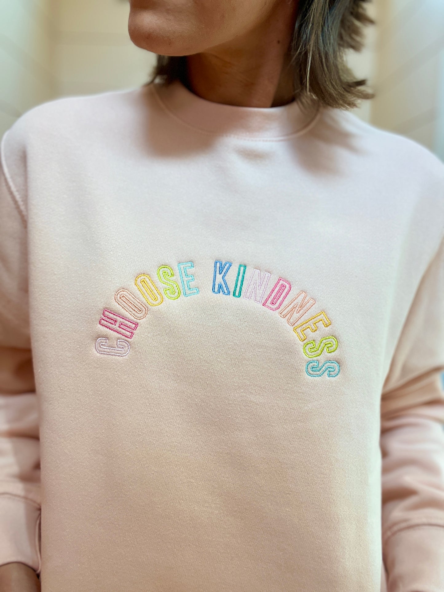 Choose Kindness Embroidered Sweatshirt