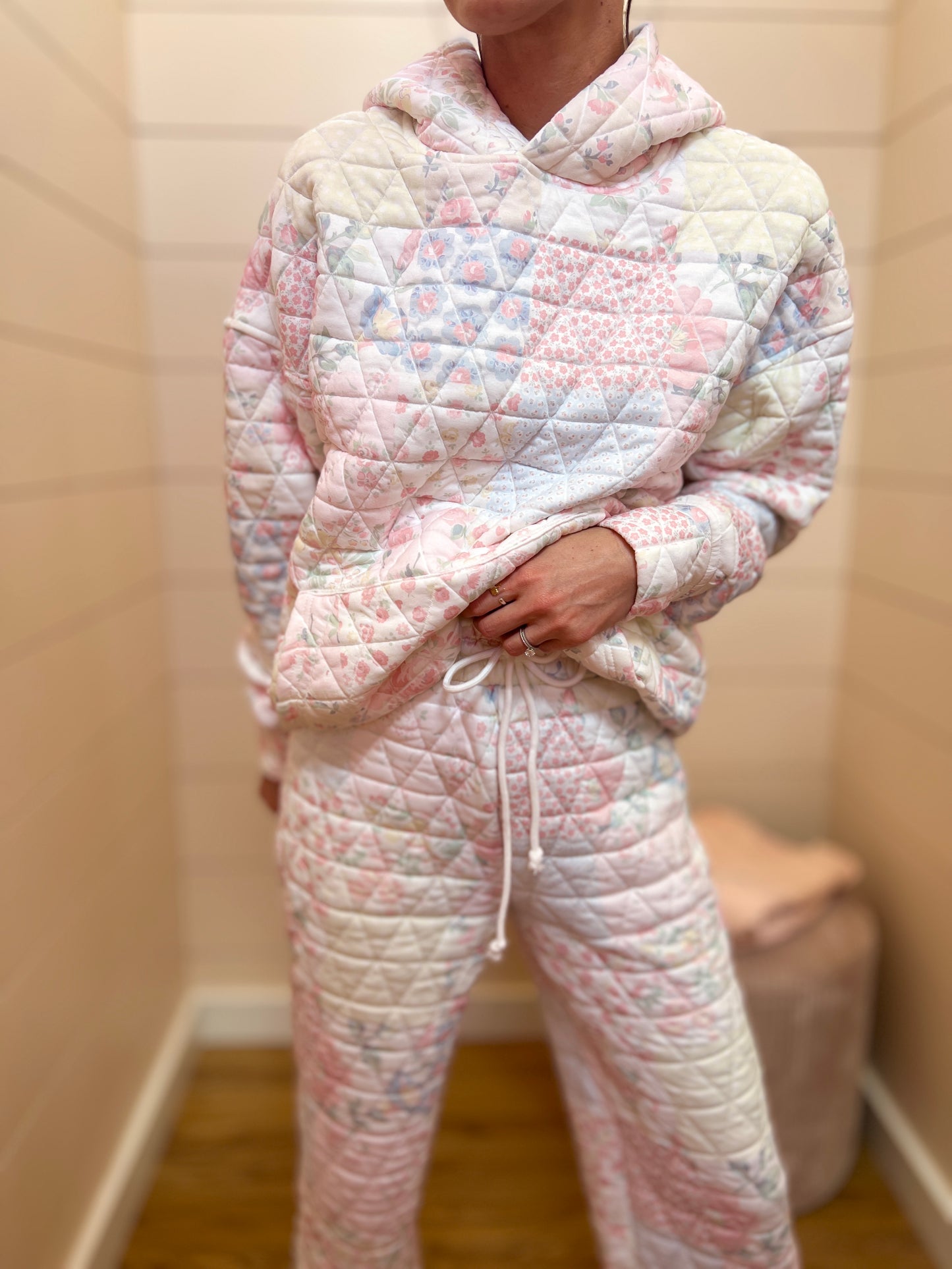 Floral Quilted Lounge Set