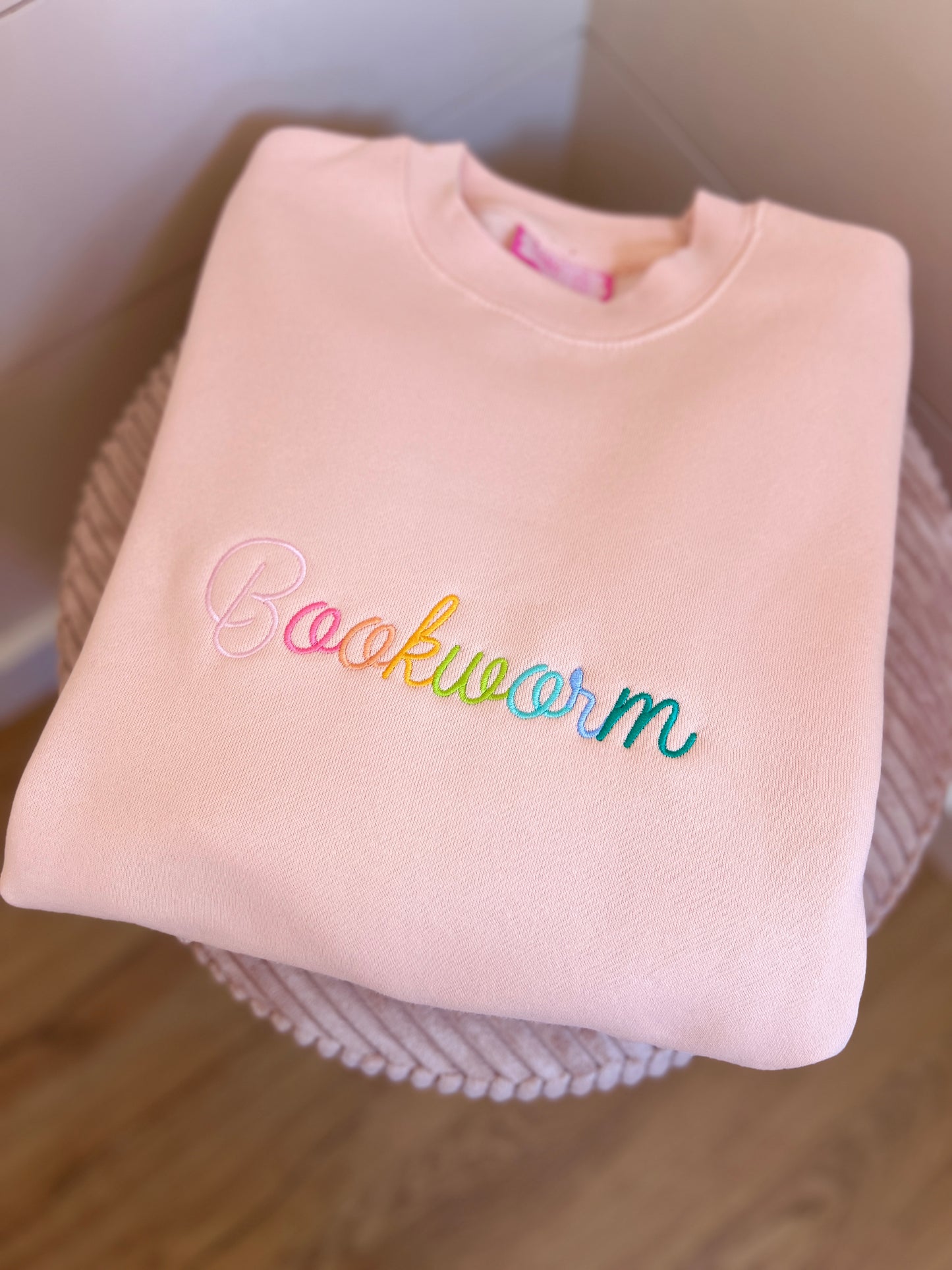 Bookworm Embroidered Sweatshirt