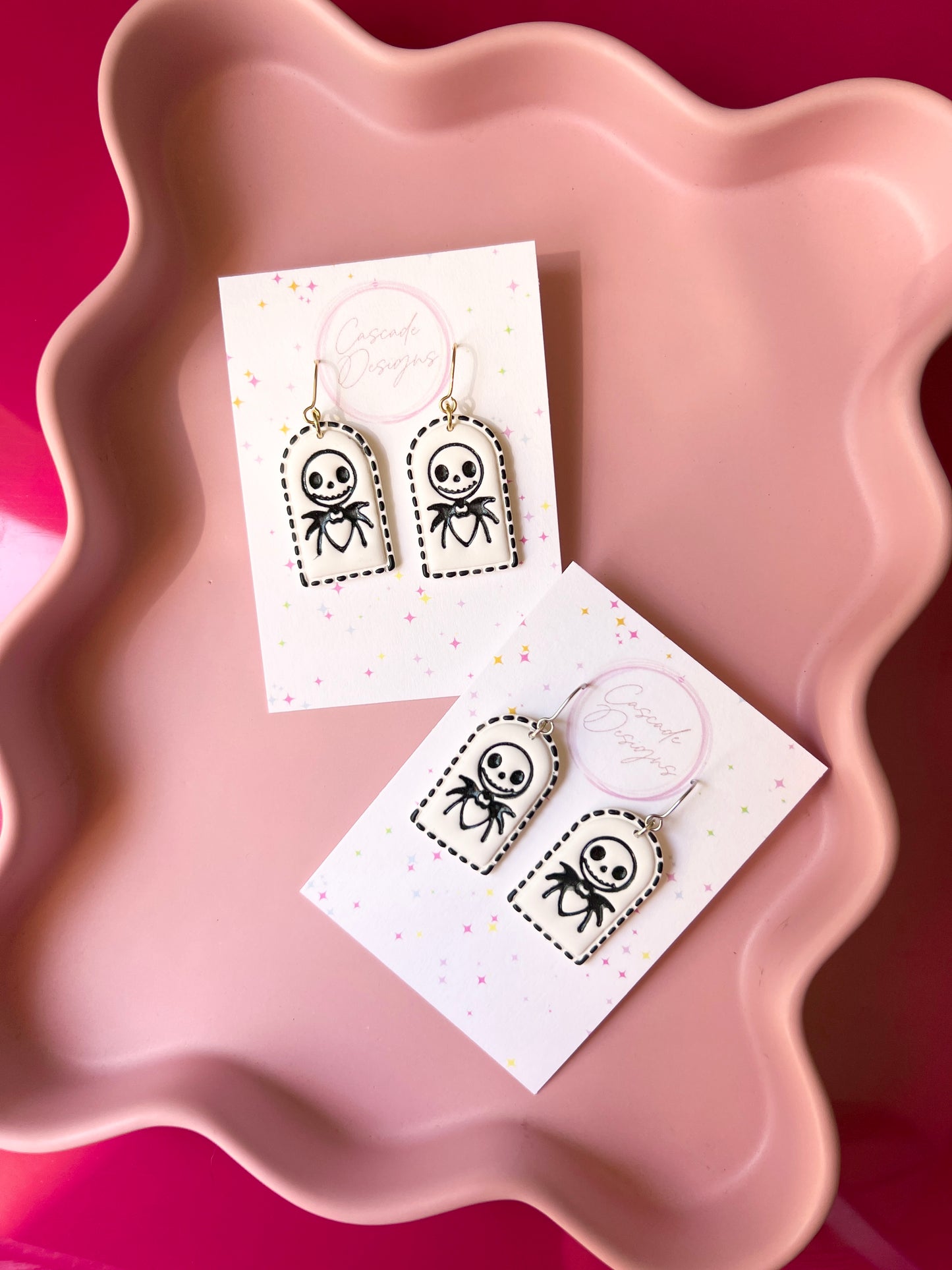 The Pumpkin King | Stitched Jack Earrings