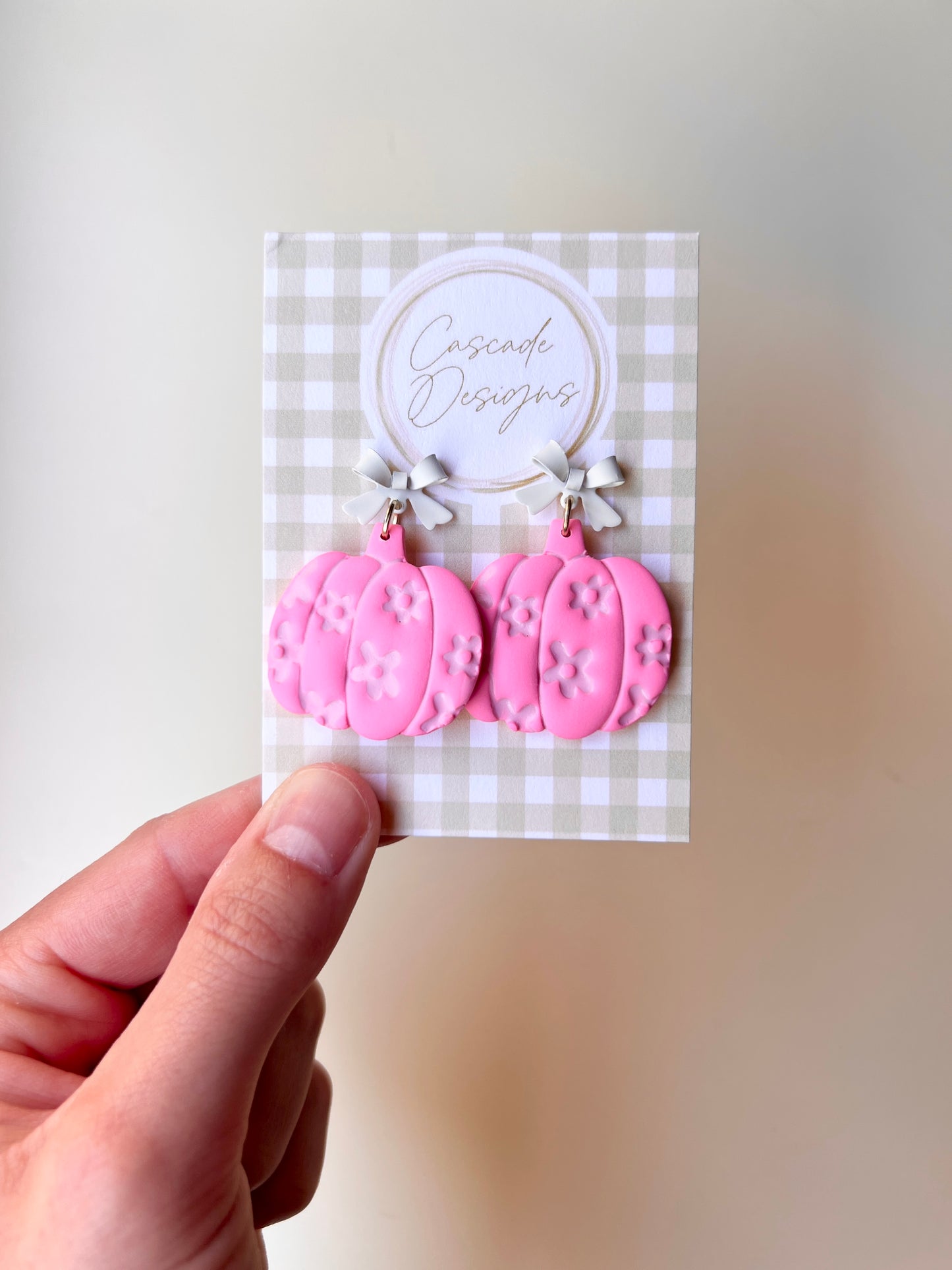 The Garden Pumpkin | Floral Pumpkin and Gourd Earrings
