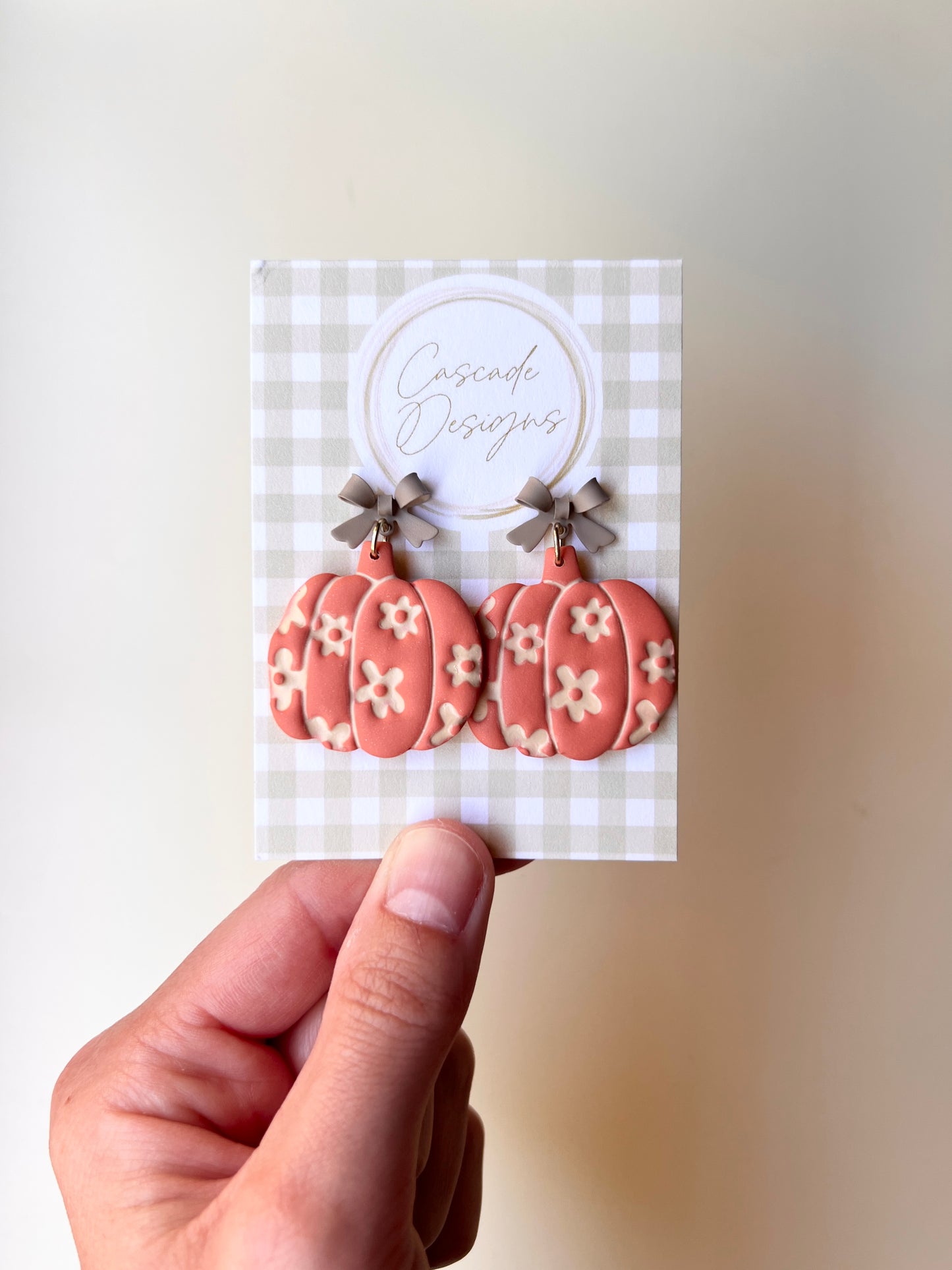 The Garden Pumpkin | Floral Pumpkin and Gourd Earrings