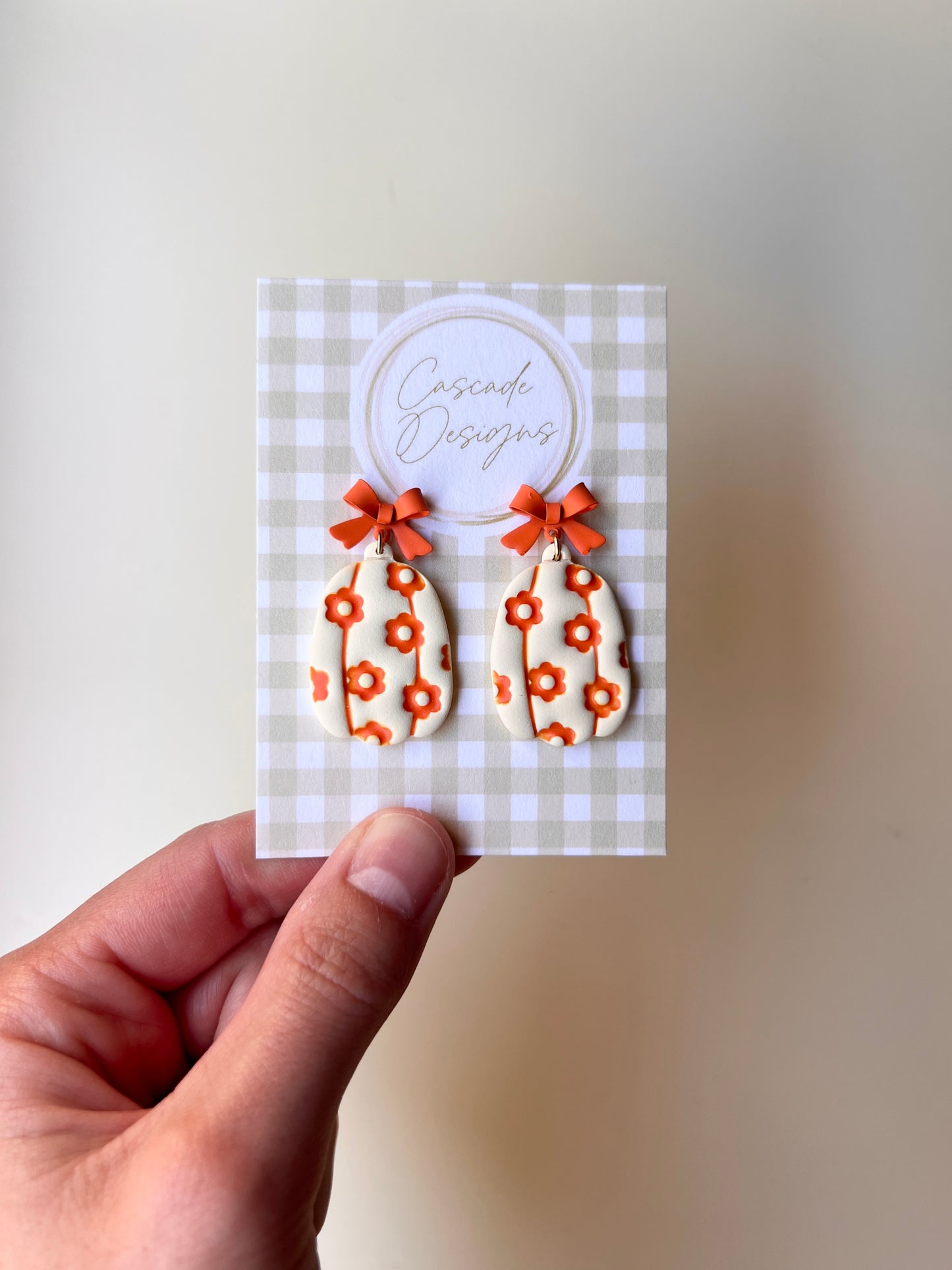 The Garden Pumpkin | Floral Pumpkin and Gourd Earrings