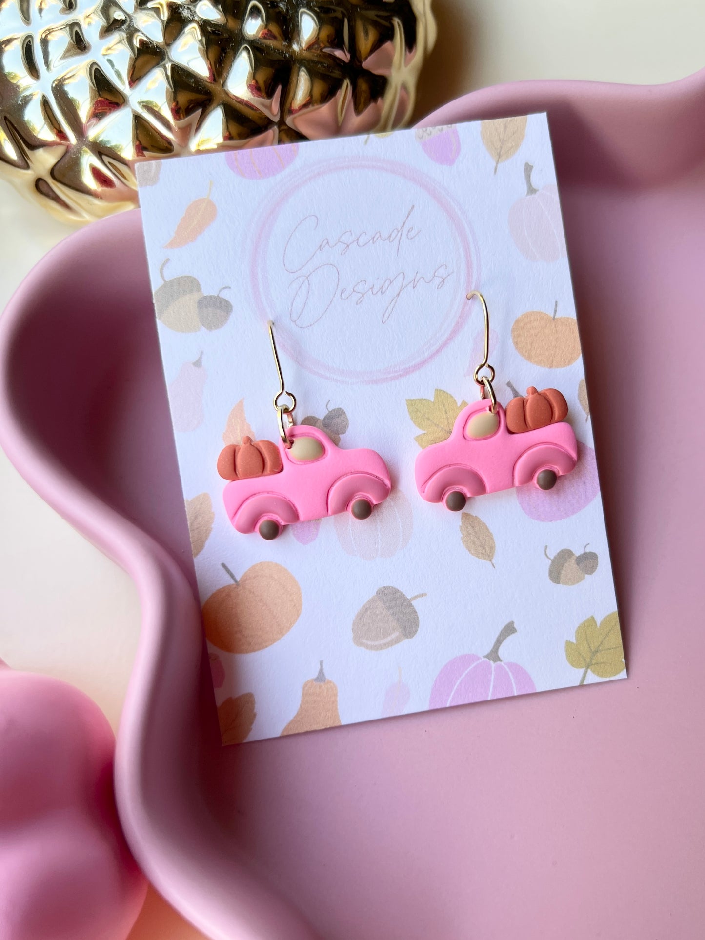 The Patch | Pumpkin Truck Earrings