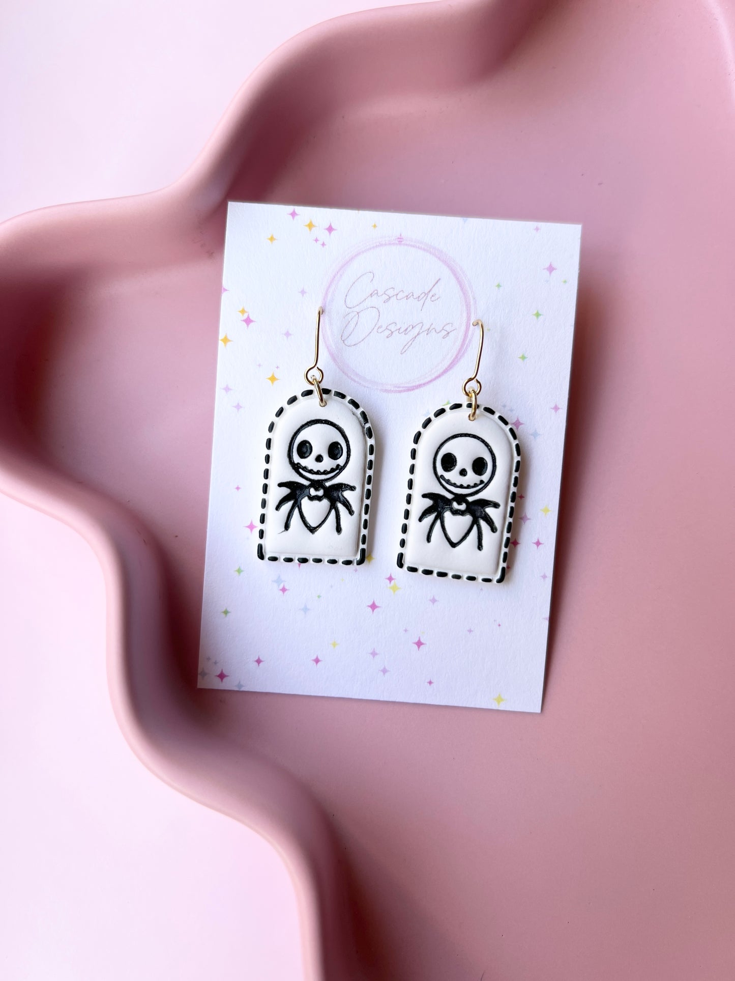 The Pumpkin King | Stitched Jack Earrings