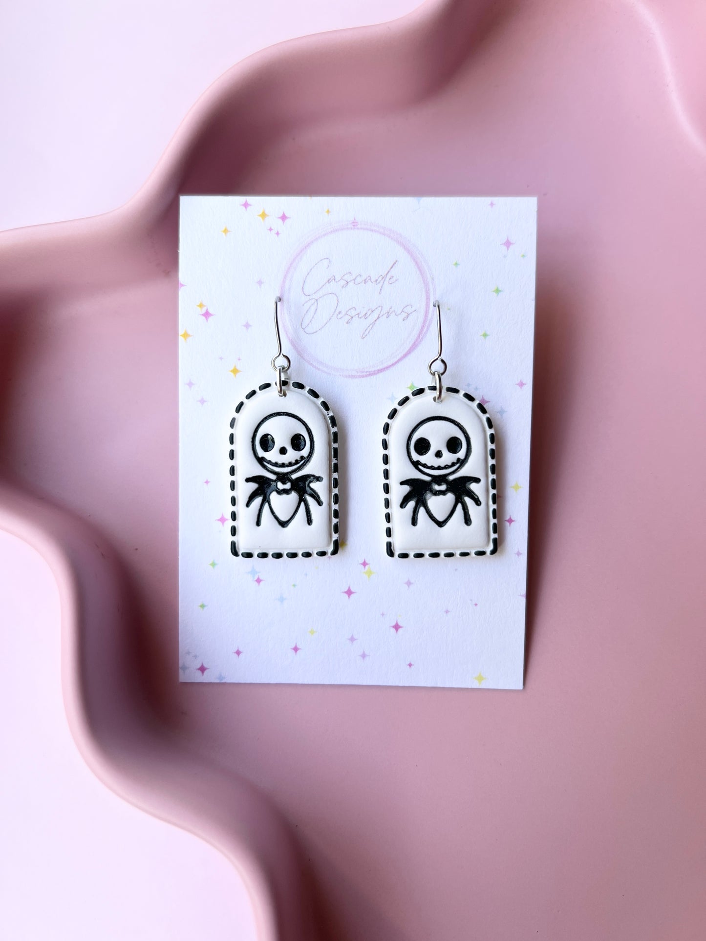The Pumpkin King | Stitched Jack Earrings