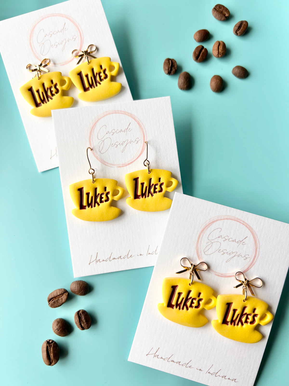 The Luke's Diner | Stars Hollow Coffee Cup Earrings