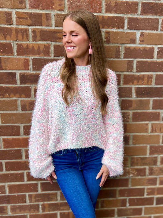 Confetti Textured Sweater