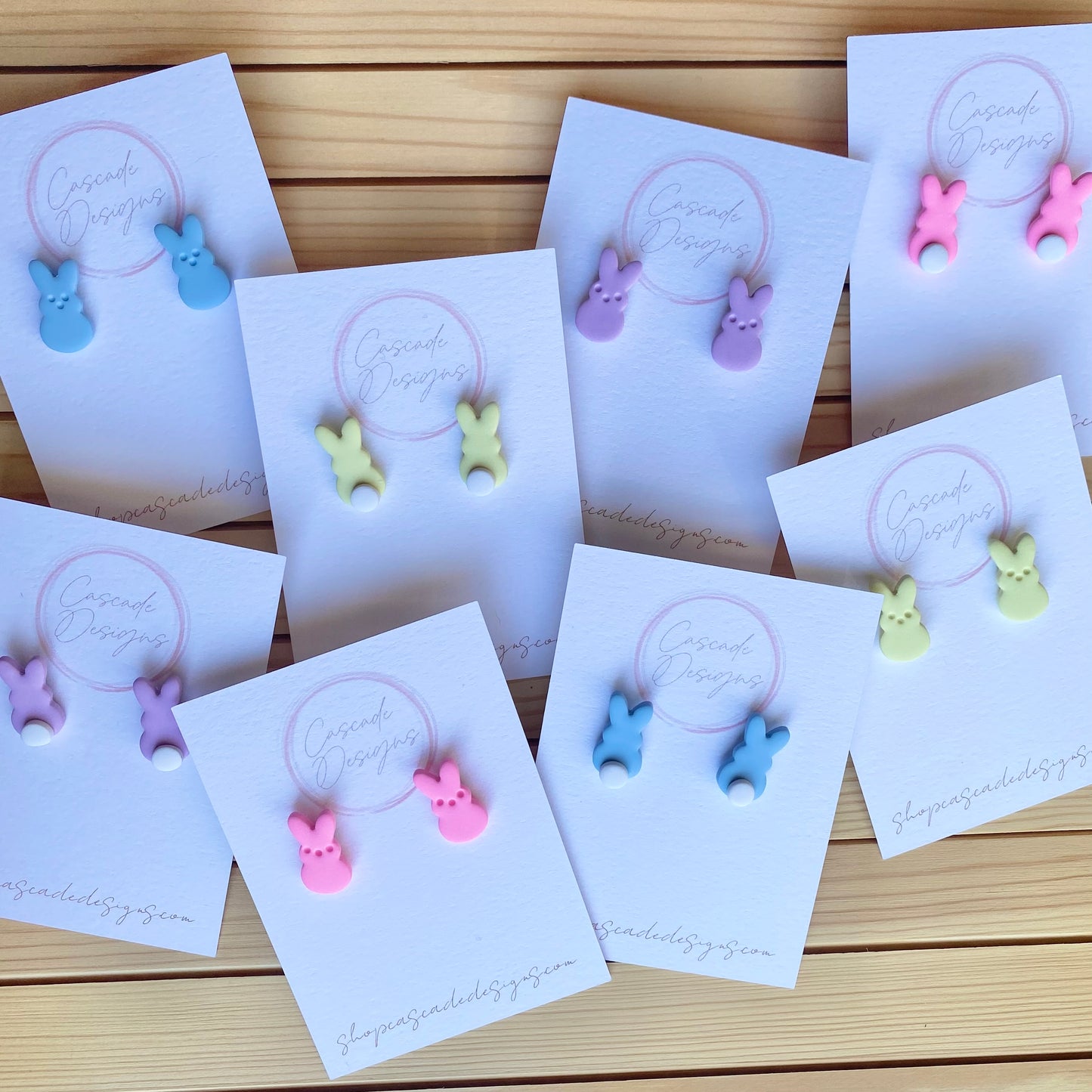 The Bunni | Easter Bunny Clay Earring Studs