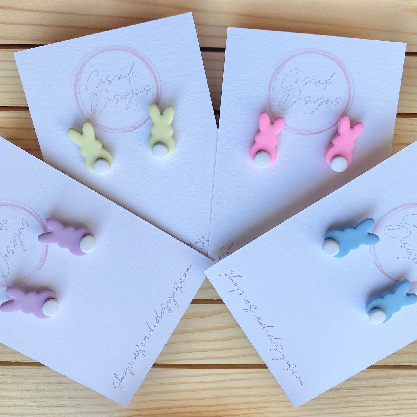 The Bunni | Easter Bunny Clay Earring Studs