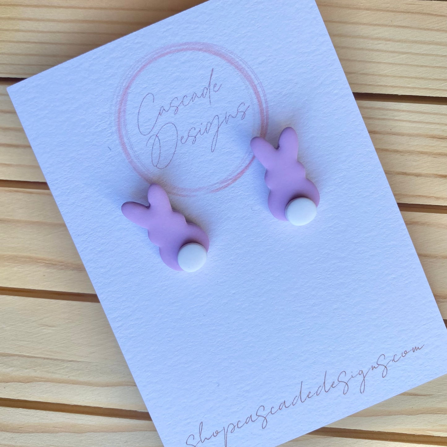 The Bunni | Easter Bunny Clay Earring Studs