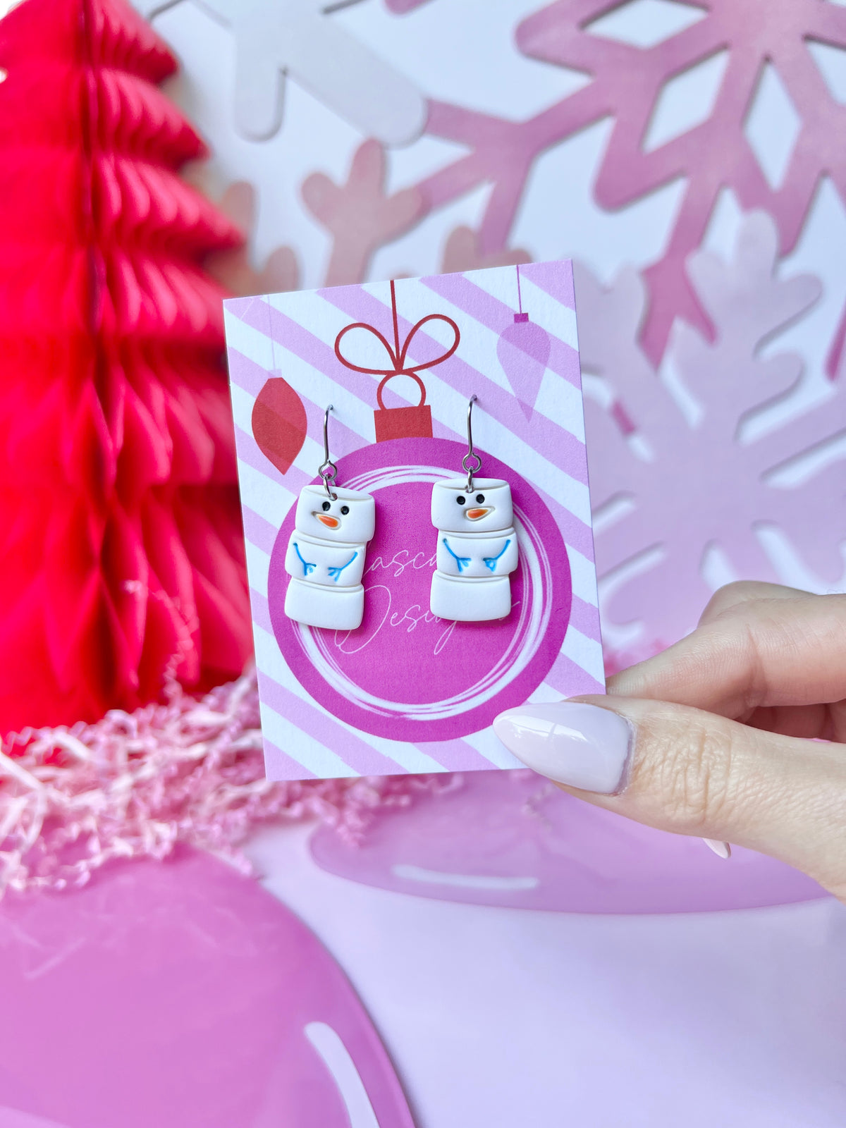 The Ice Cubed Frosty | Snowmen Earrings