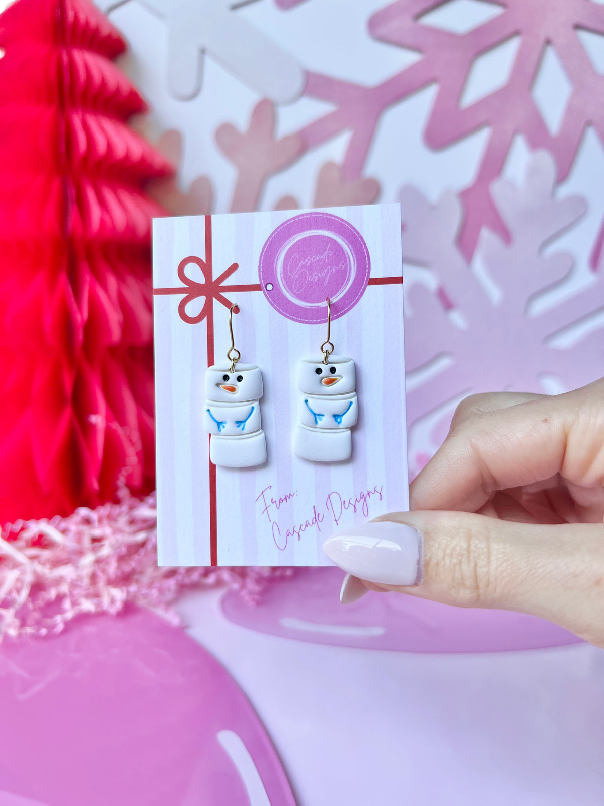 The Ice Cubed Frosty | Snowmen Earrings