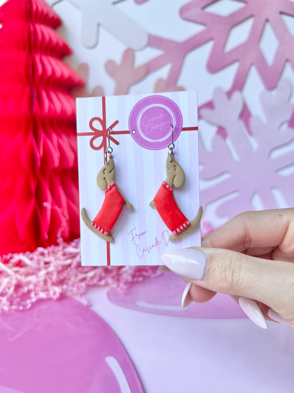 The Jolly Dog | Dog Sweater Earrings