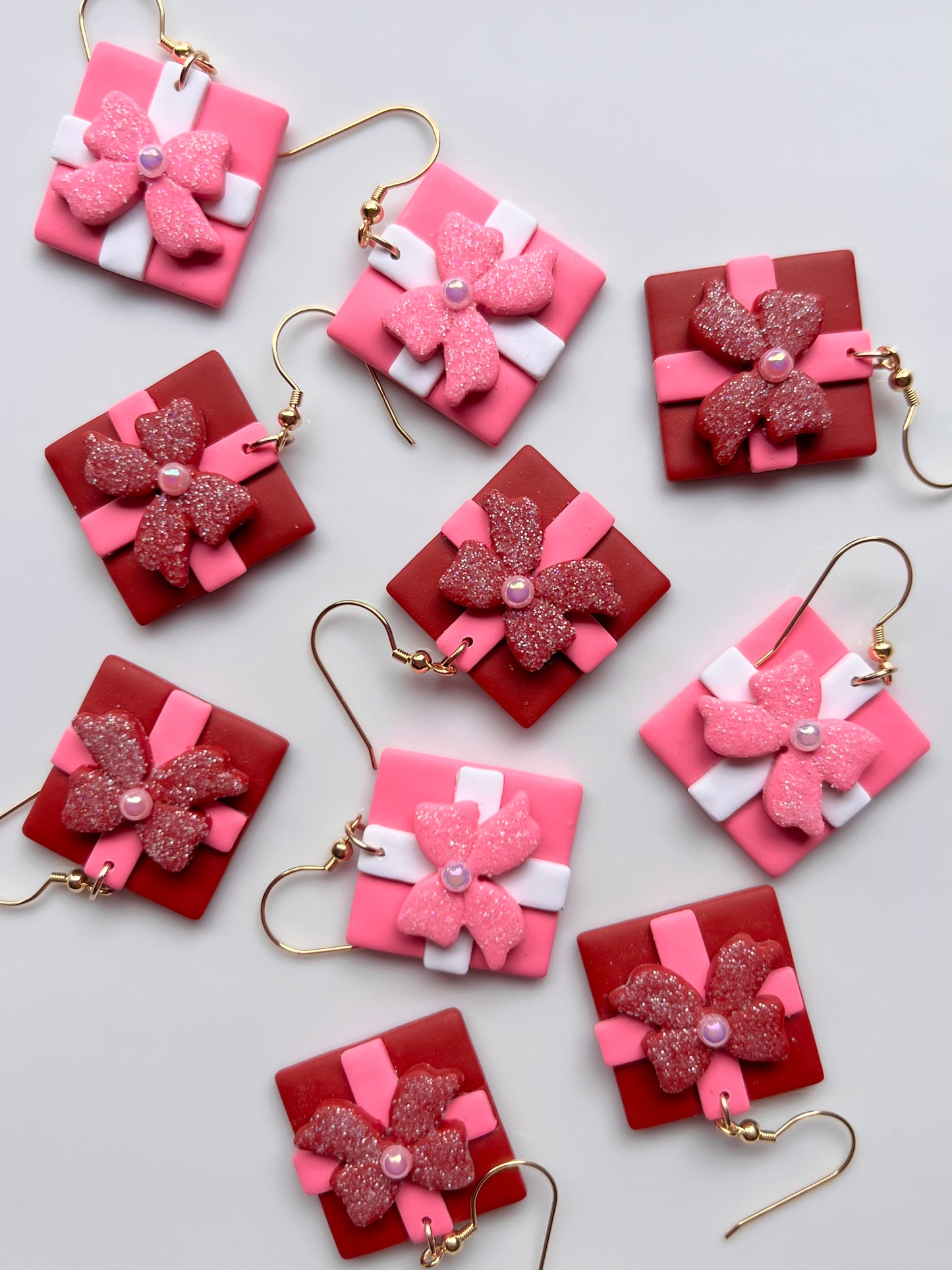 The Present | Sparkly Present Clay Earrings