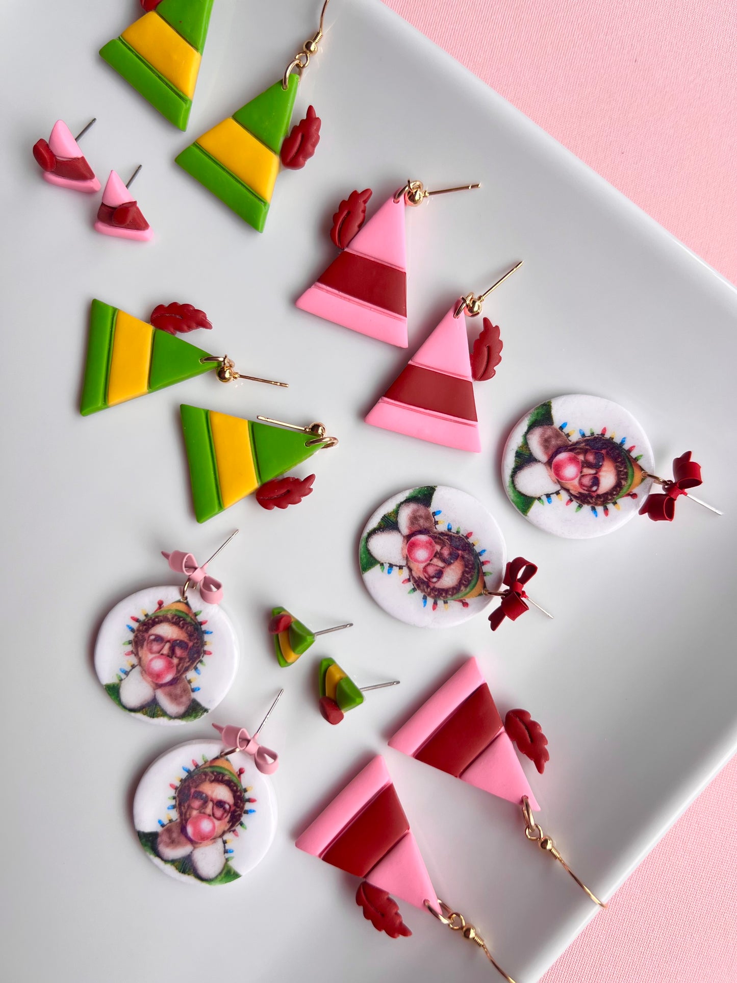 The Cool Elf | Elf Round Clay Earrings