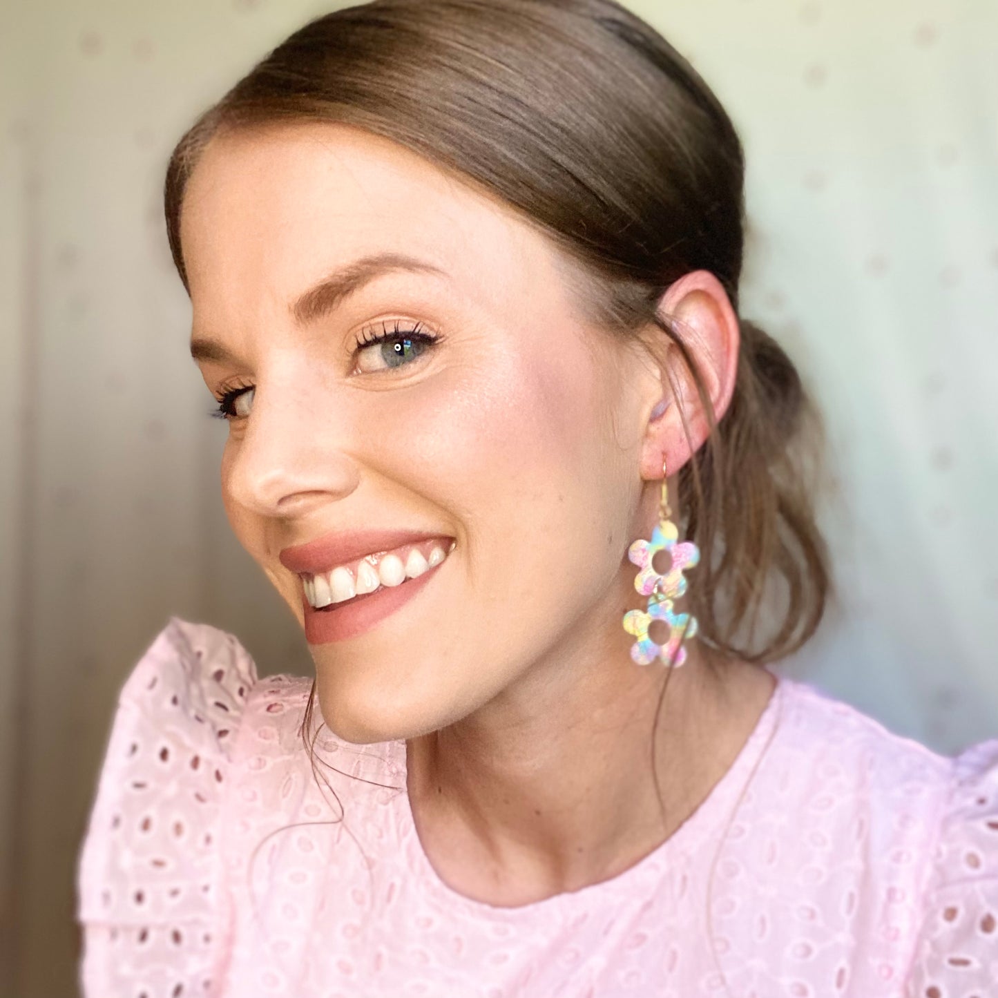 The Izzy Pastel | Flower Clay Earrings