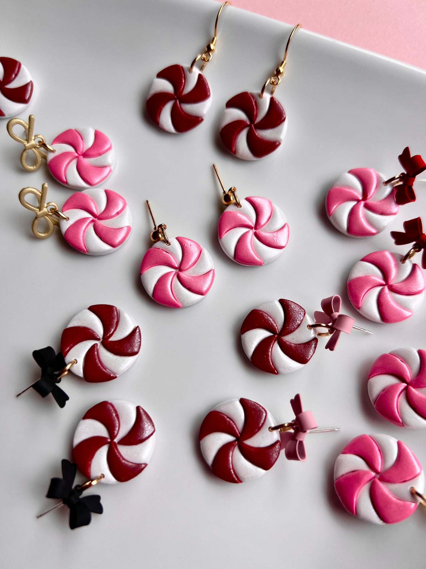 The Peppermint | Peppermint Clay Earrings
