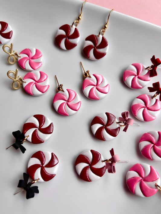 The Peppermint | Peppermint Clay Earrings