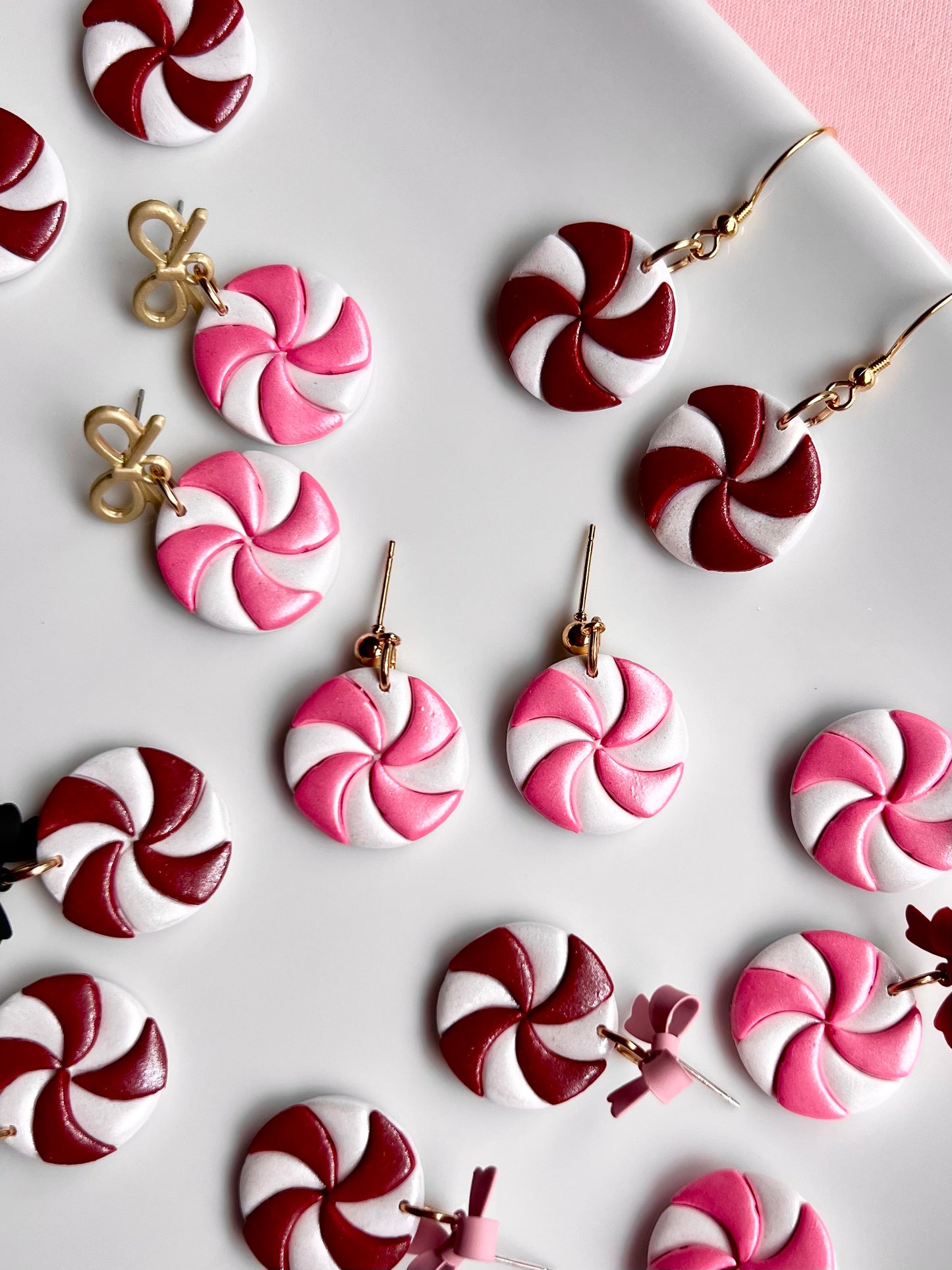 The Peppermint | Peppermint Clay Earrings