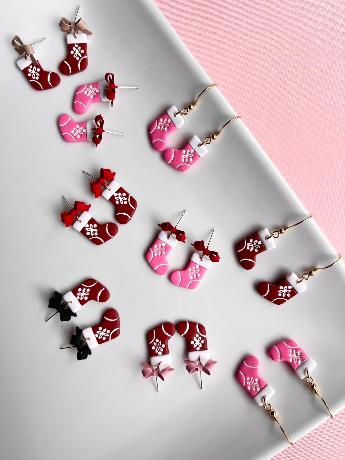 The Stocking | Scandinavian Stocking Earrings