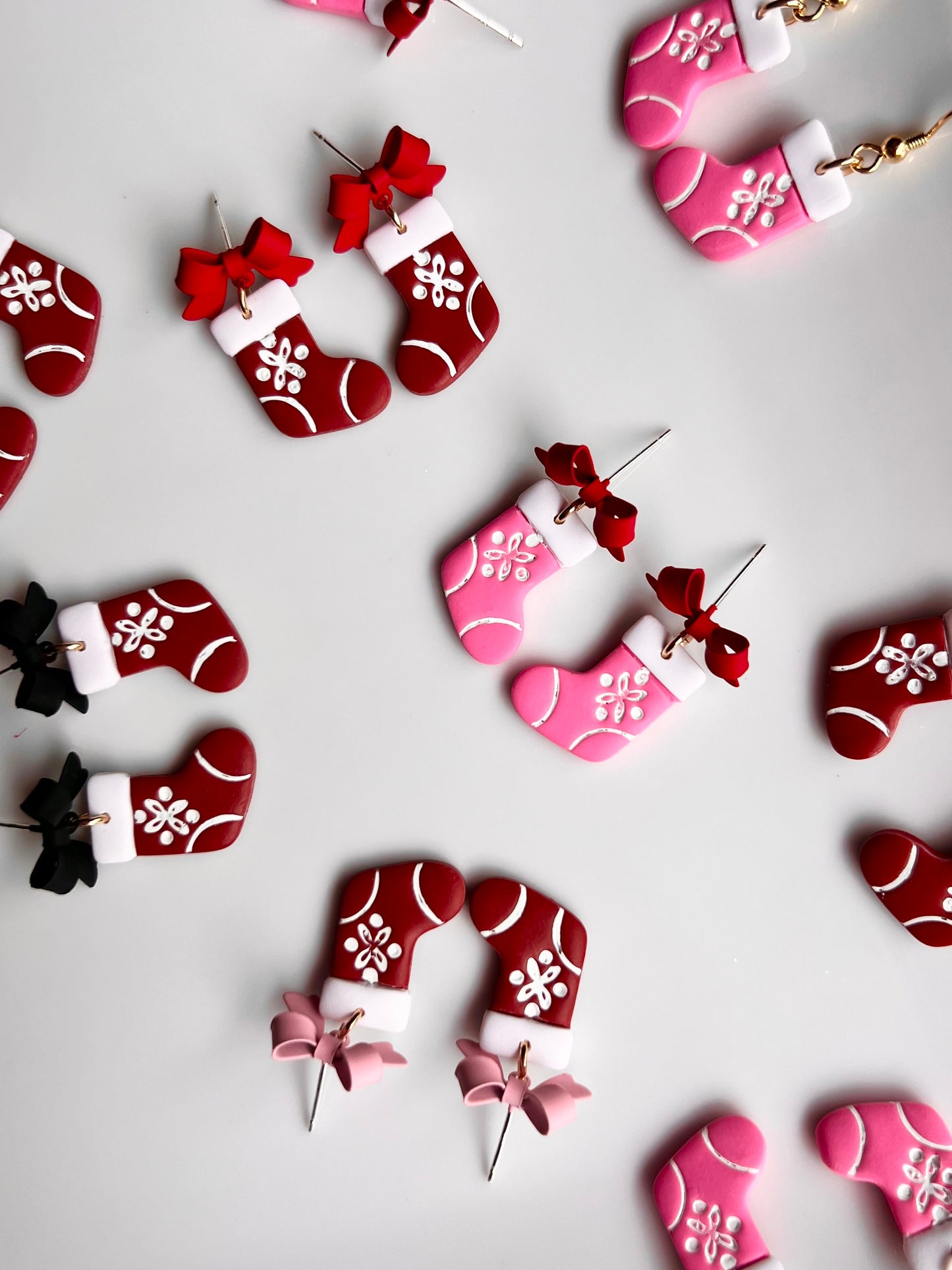 The Stocking | Scandinavian Stocking Earrings