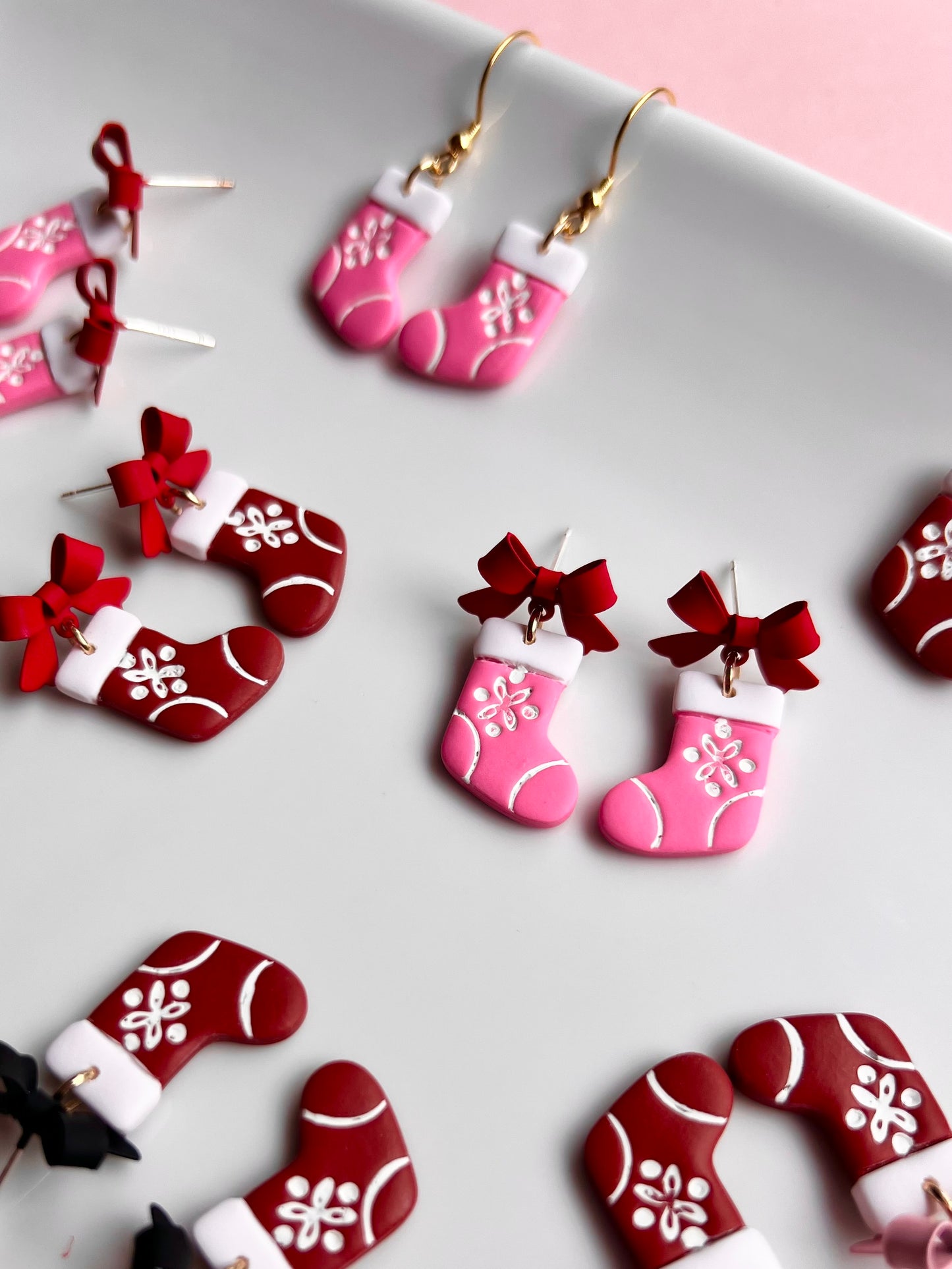 The Stocking | Scandinavian Stocking Earrings