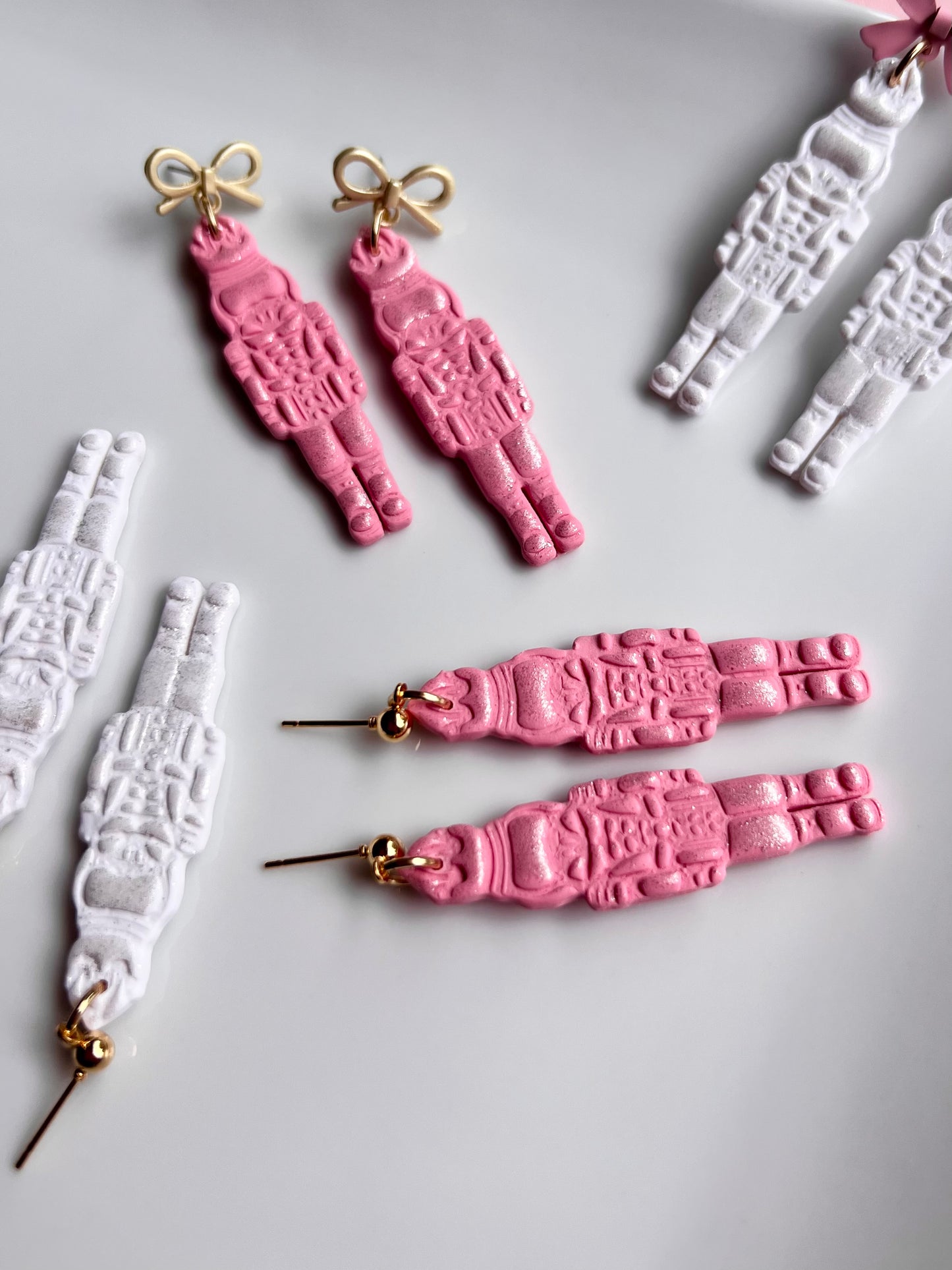 The Nutcracker | Shimmery Nutcracker Clay Earrings