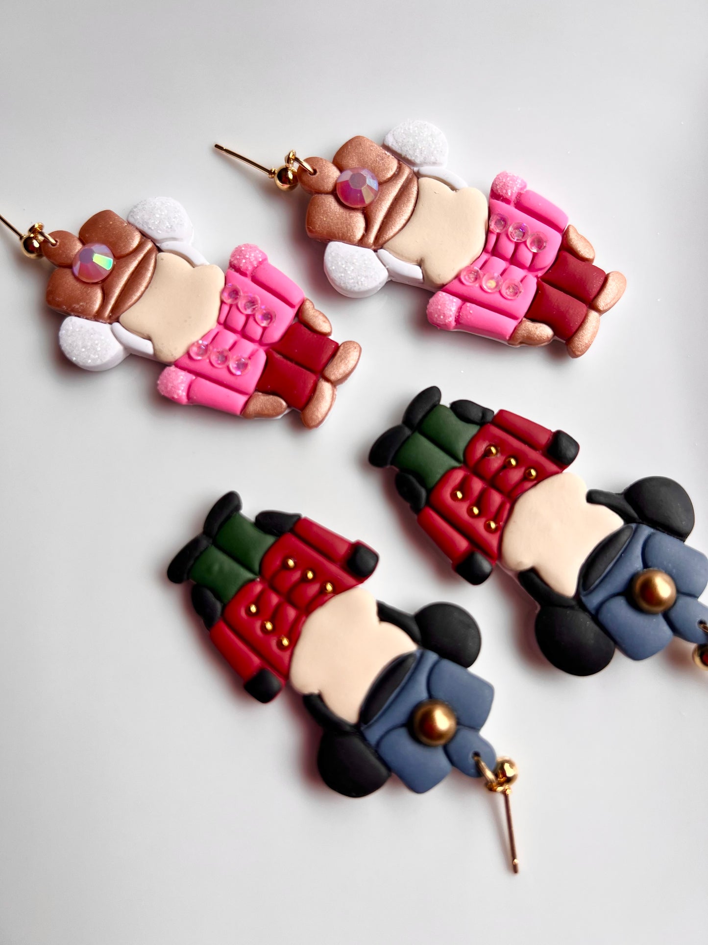 The Nutcracker Micki | Magical Christmas Nutcracker Clay Earrings