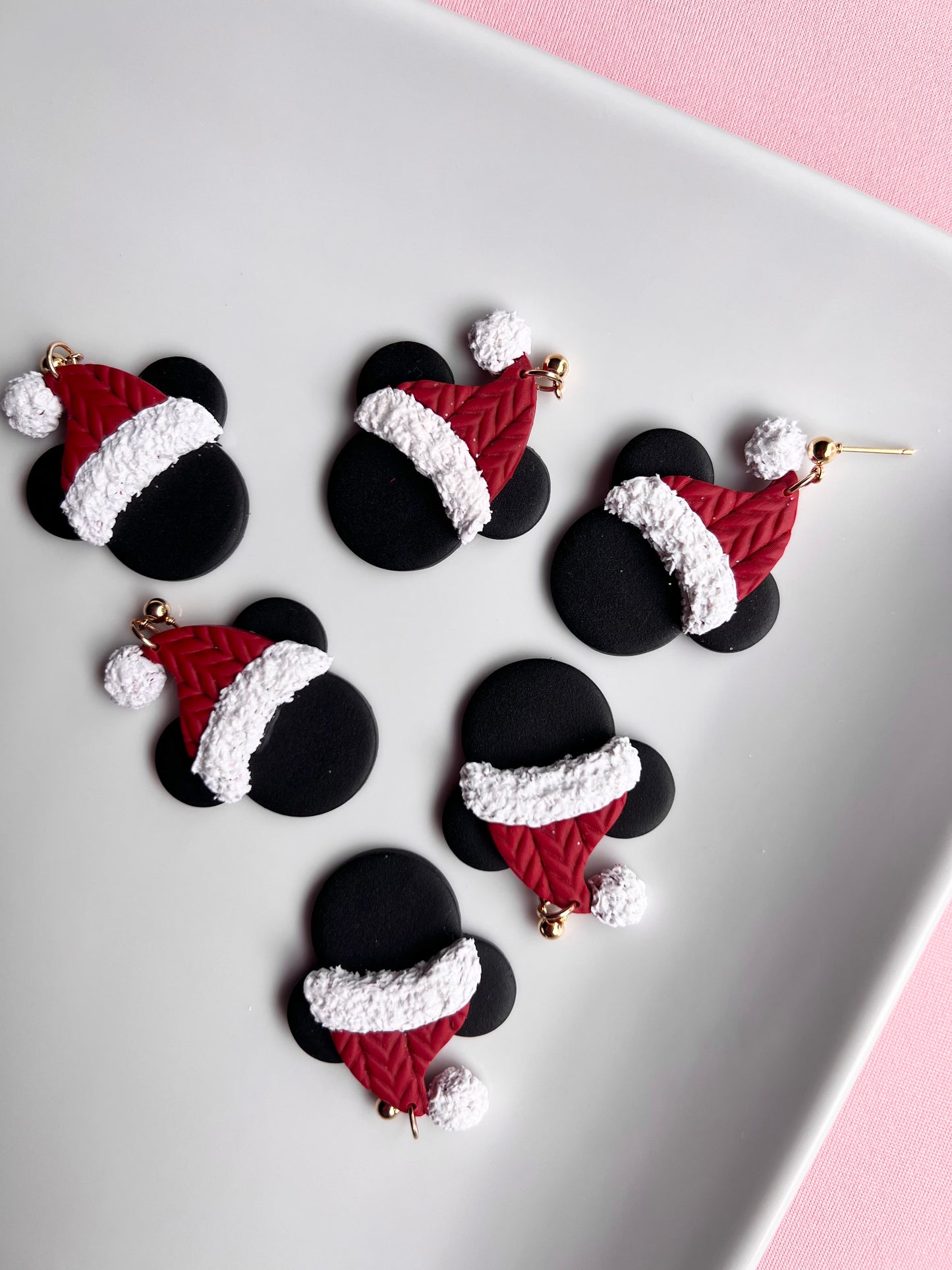 The Jolli Micki | Magical Santa Clay Earrings