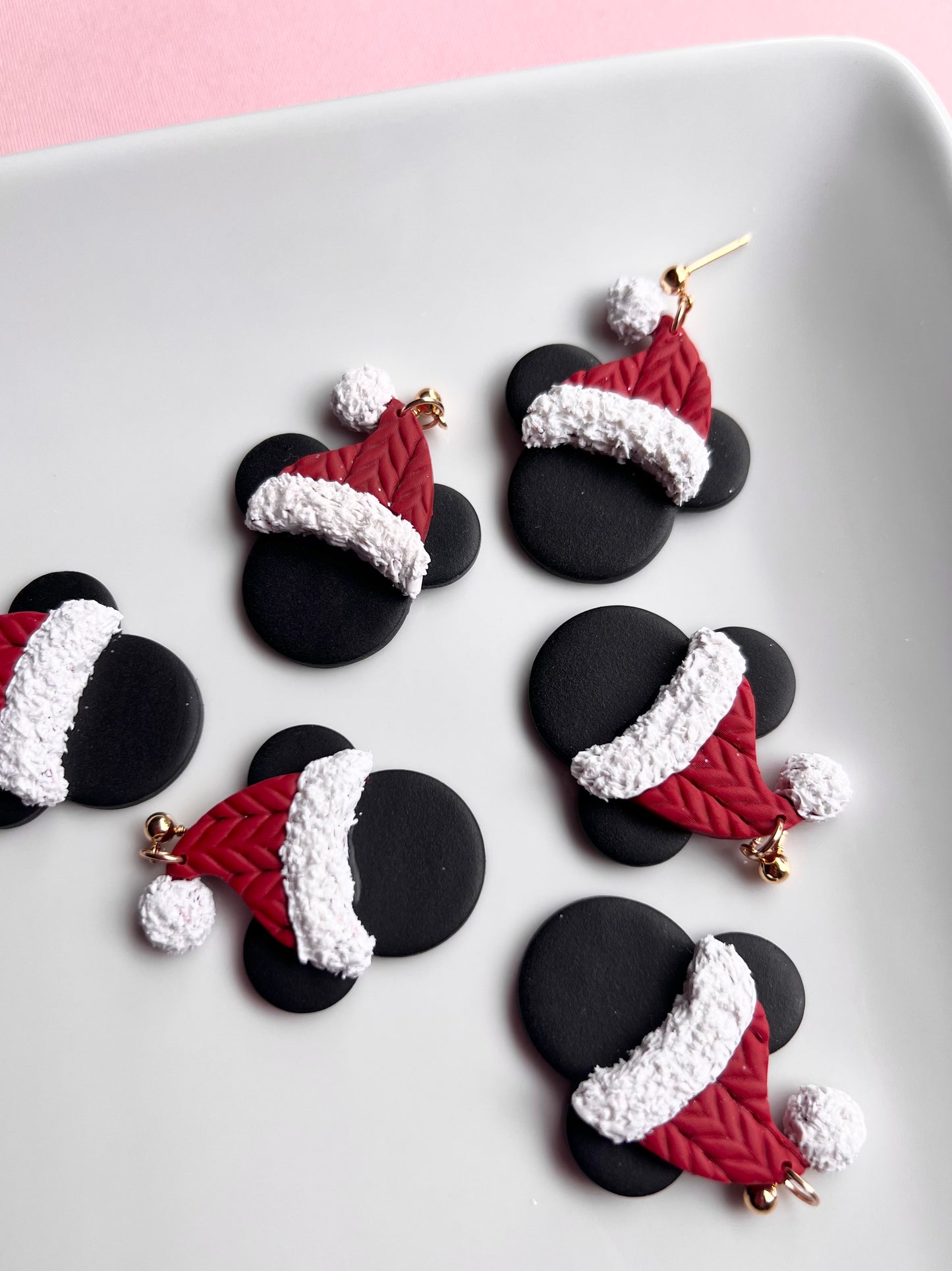 The Jolli Micki | Magical Santa Clay Earrings