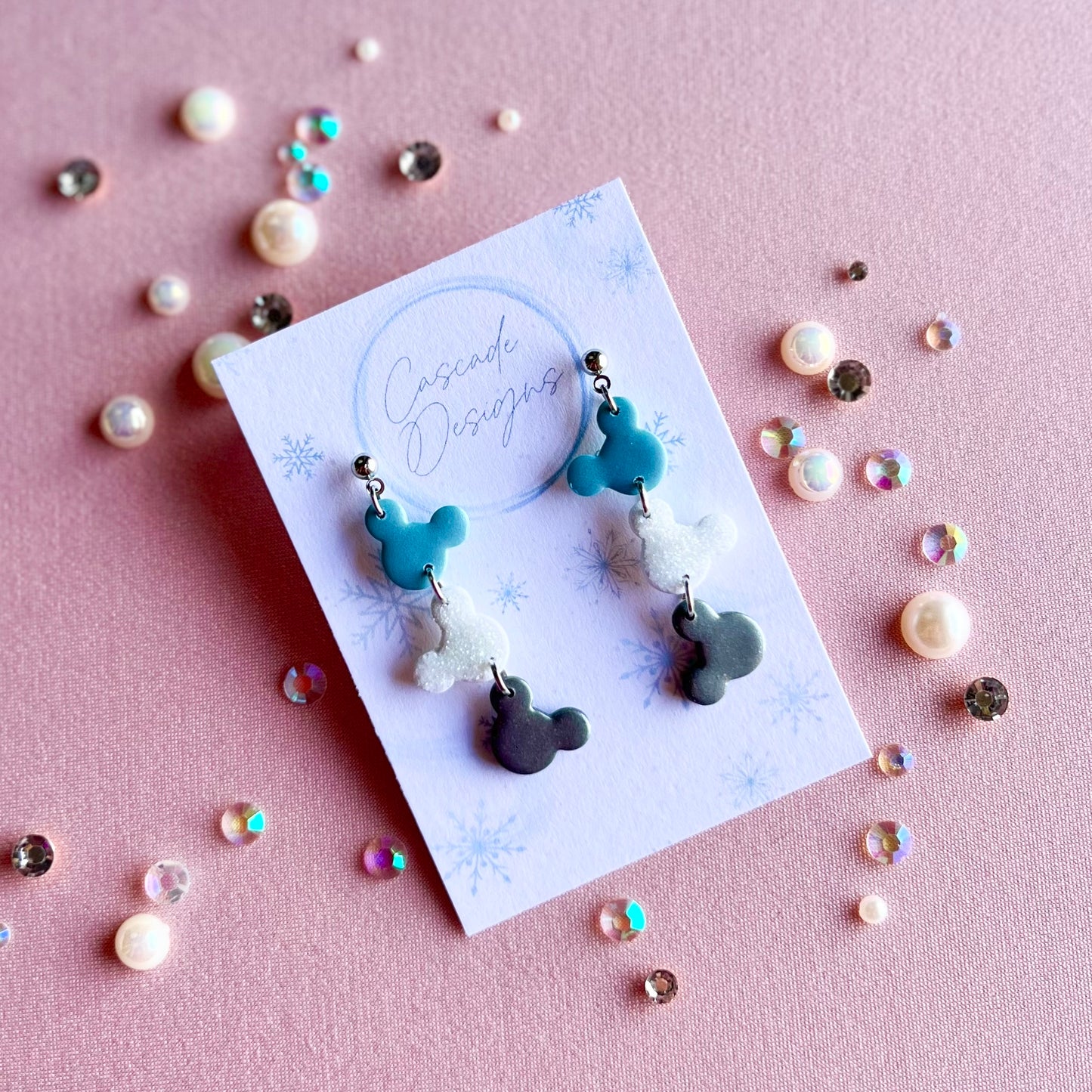 The Flurri Micki | Magical Winter Clay Earrings