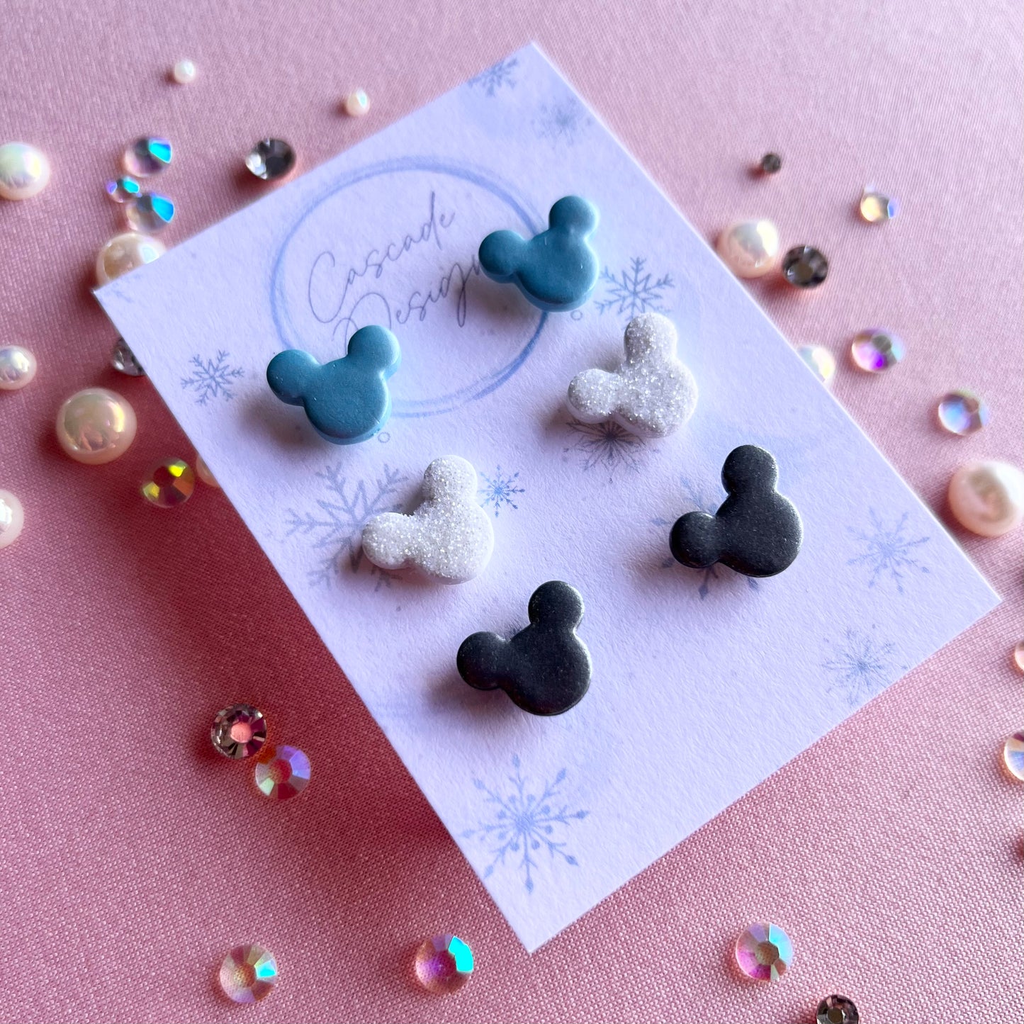 The Flurri Micki | Magical Winter Clay Earrings