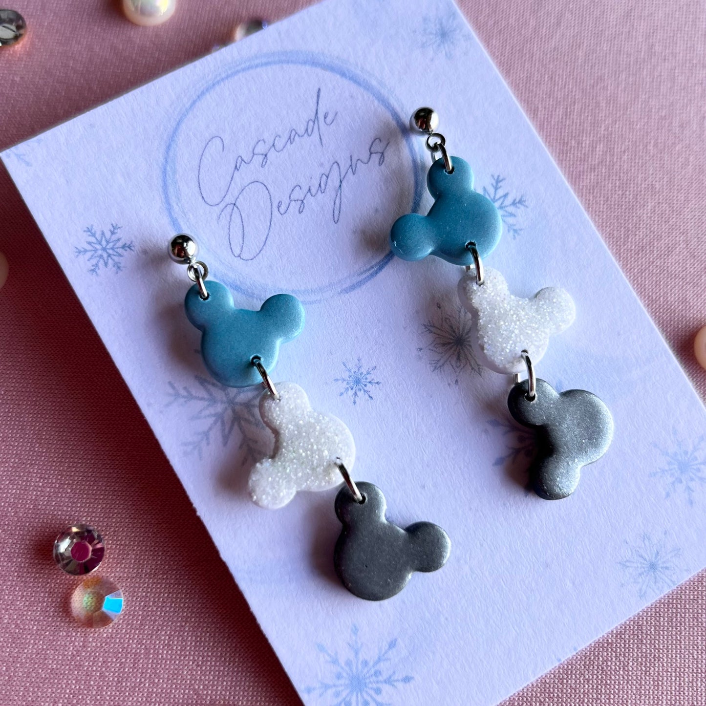 The Flurri Micki | Magical Winter Clay Earrings