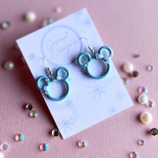 The Micki on Ice | Magical Winter Clay Earrings