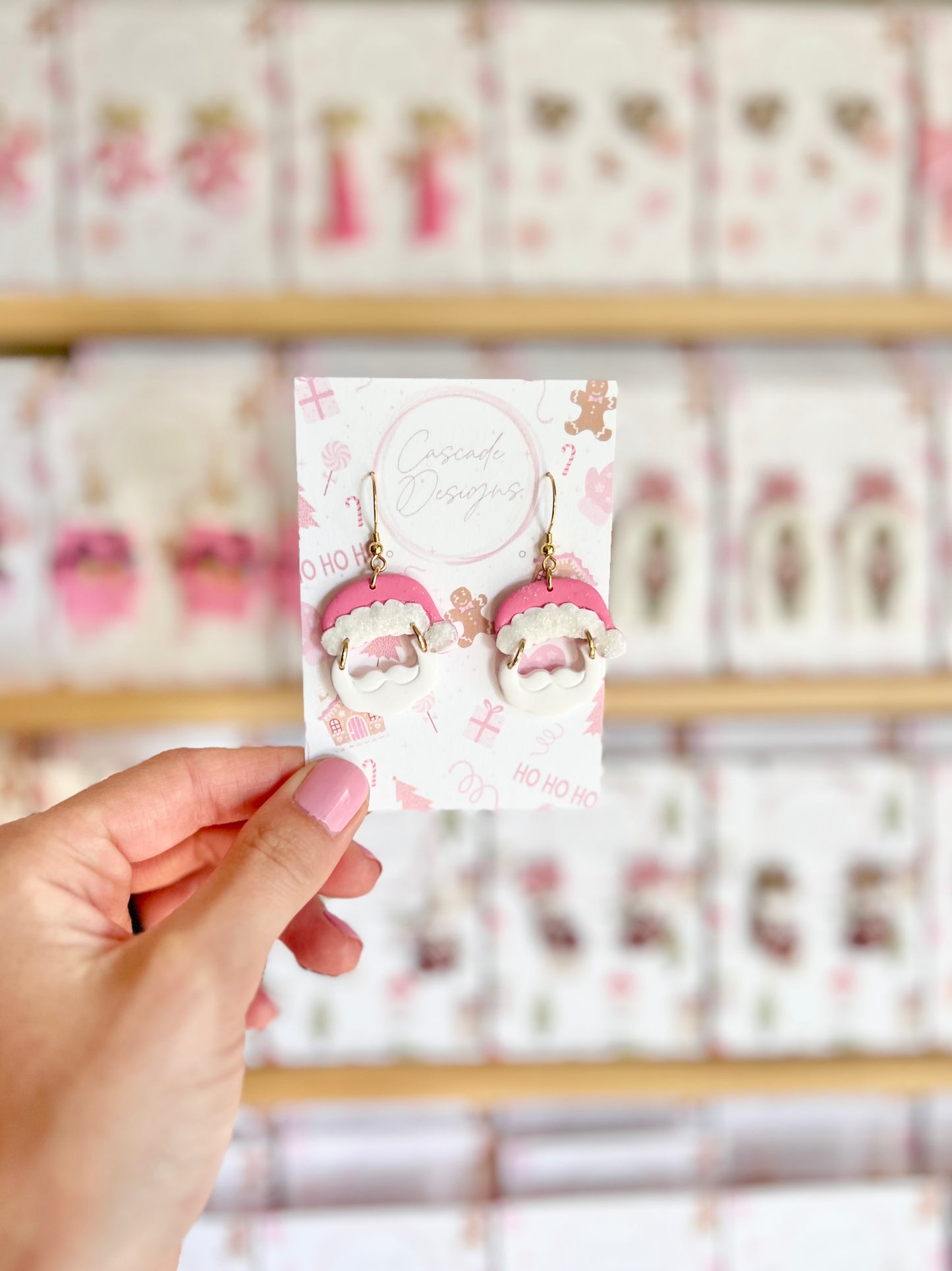 The Claus | Santa Clay Earrings